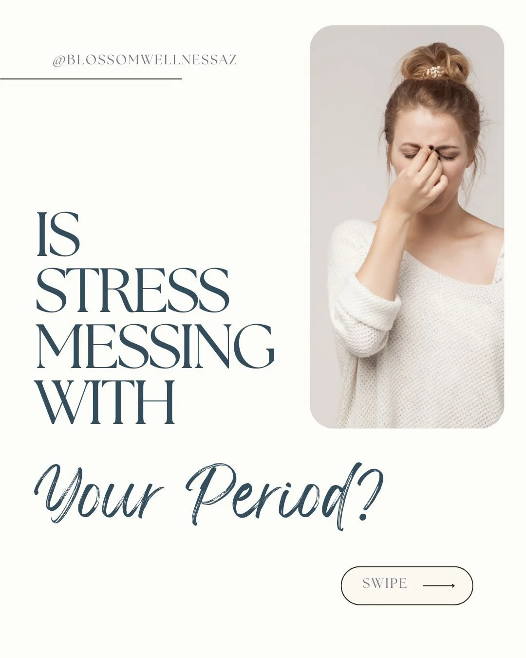 Stress can shift your menstrual cycle long before you realize it&rsquo;s affecting you.
 From PMS to irregular periods, your hormones respond directly to your stress load &mdash; especially through something called the progesterone steal.
The good ne