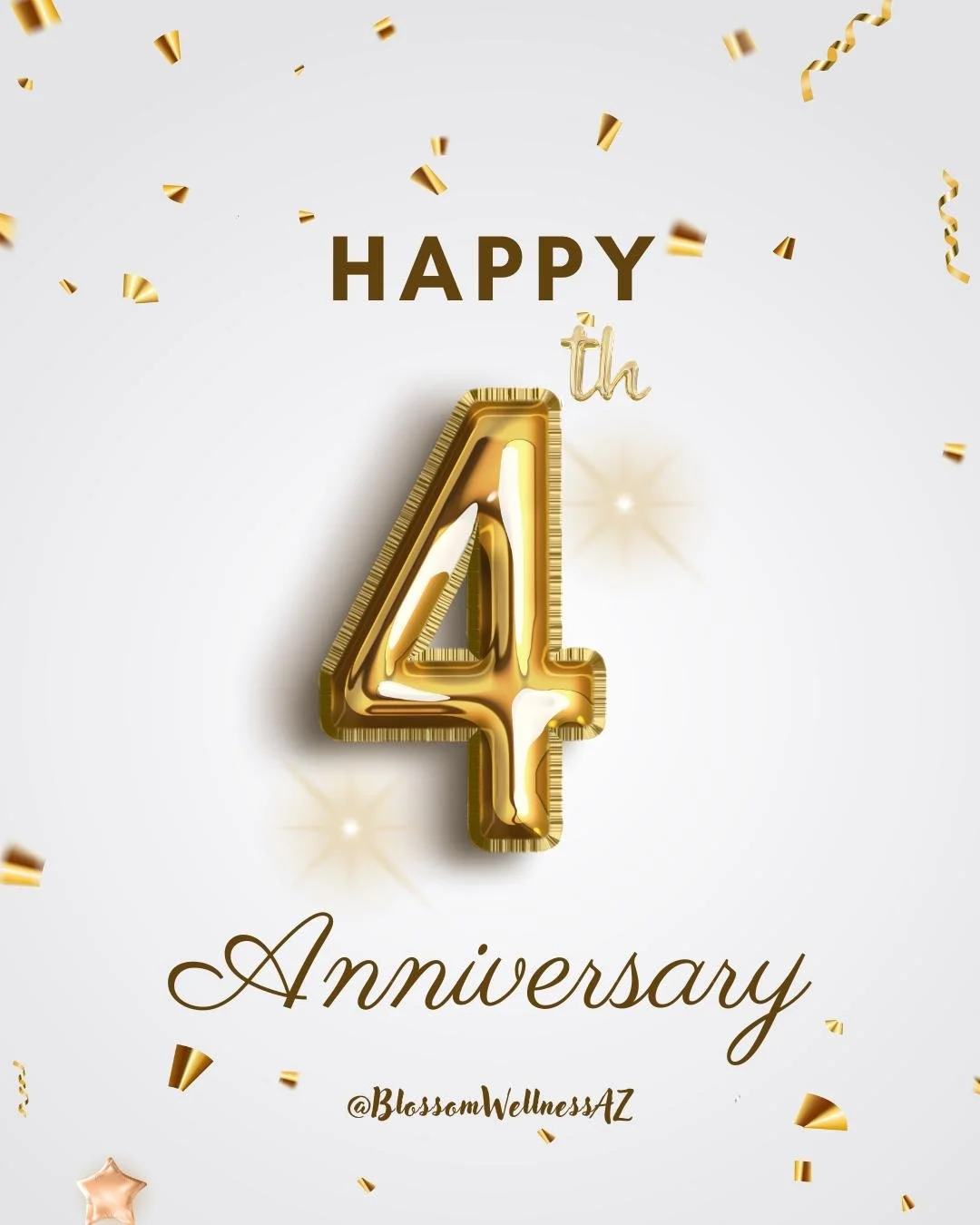 Blossom is turning FOUR today! We want to give a big thank you to all of our patients and families who have trusted us with their health and allowed us to be part of your journey. It truly means so much to us, and we&rsquo;re so grateful you&rsquo;re