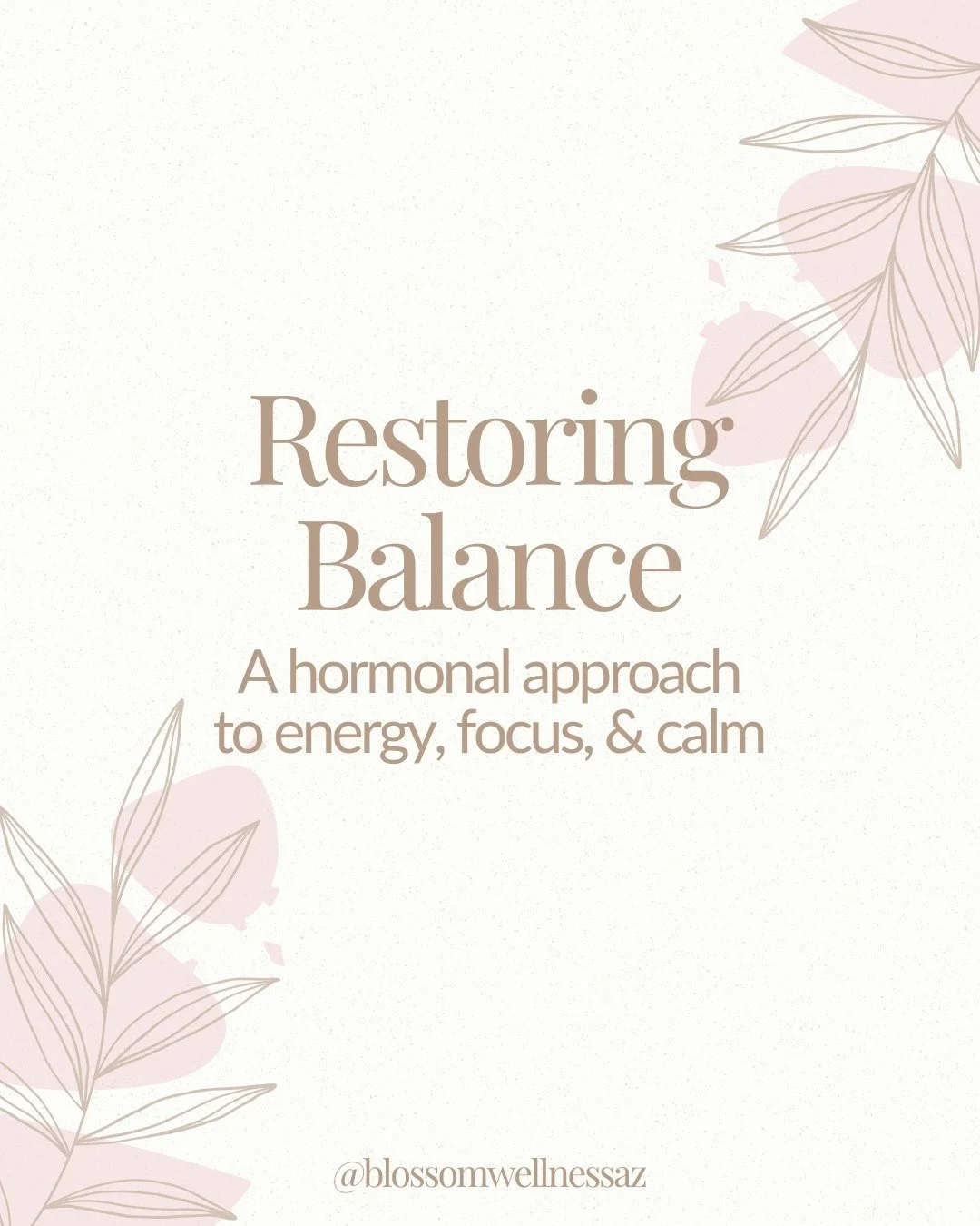 Your body is always working to support you.

The way you feel day to day &ndash; your energy, your focus, your sense of calm &ndash; is often a reflection of how your hormones and nervous system are adapting and responding.

When you begin to underst