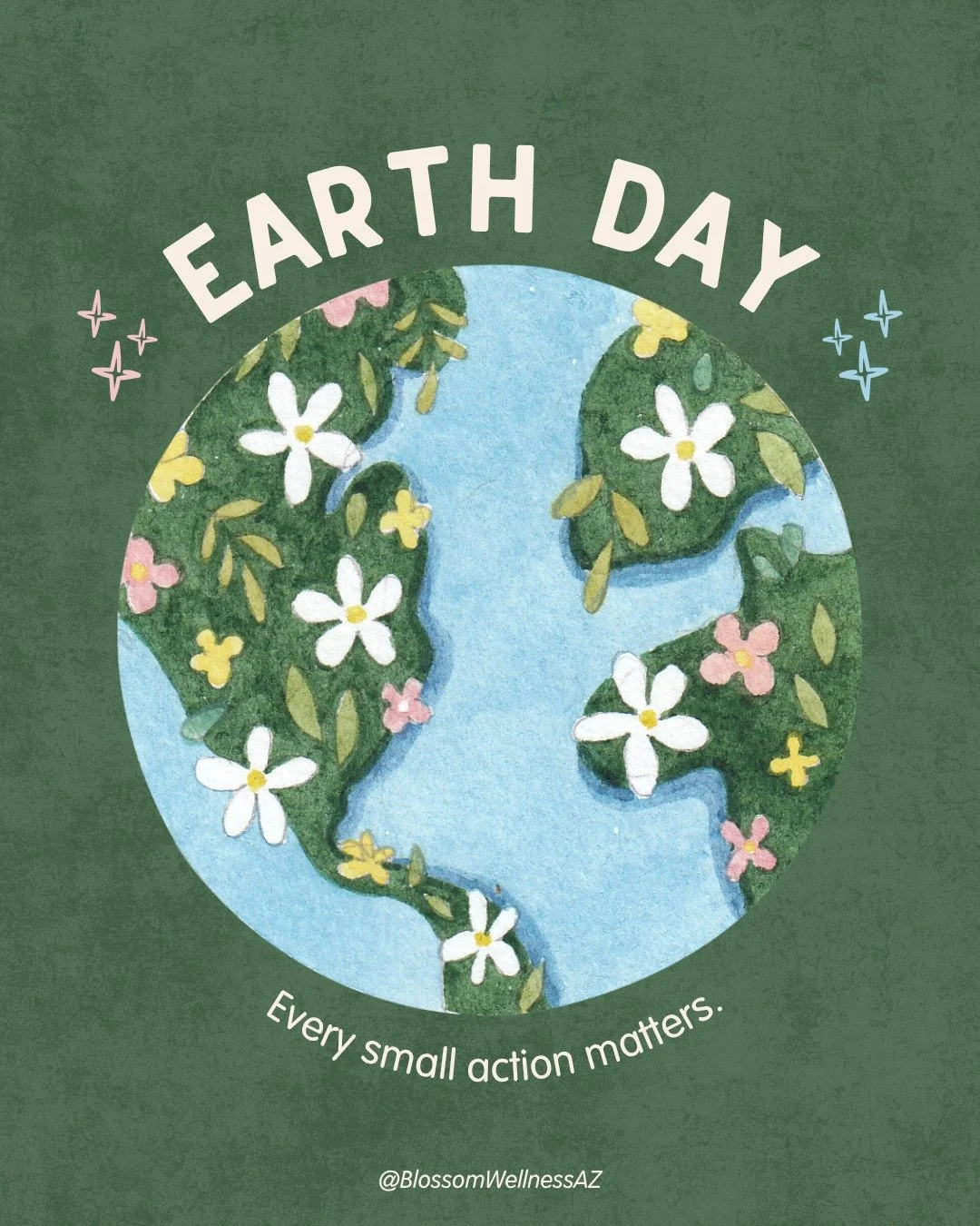 Happy Earth Day! Today is a beautiful reminder that caring for the earth can start with small, simple steps right at home. Whether it&rsquo;s spending more time outside, reducing waste, planting something new, or teaching kids to appreciate the world