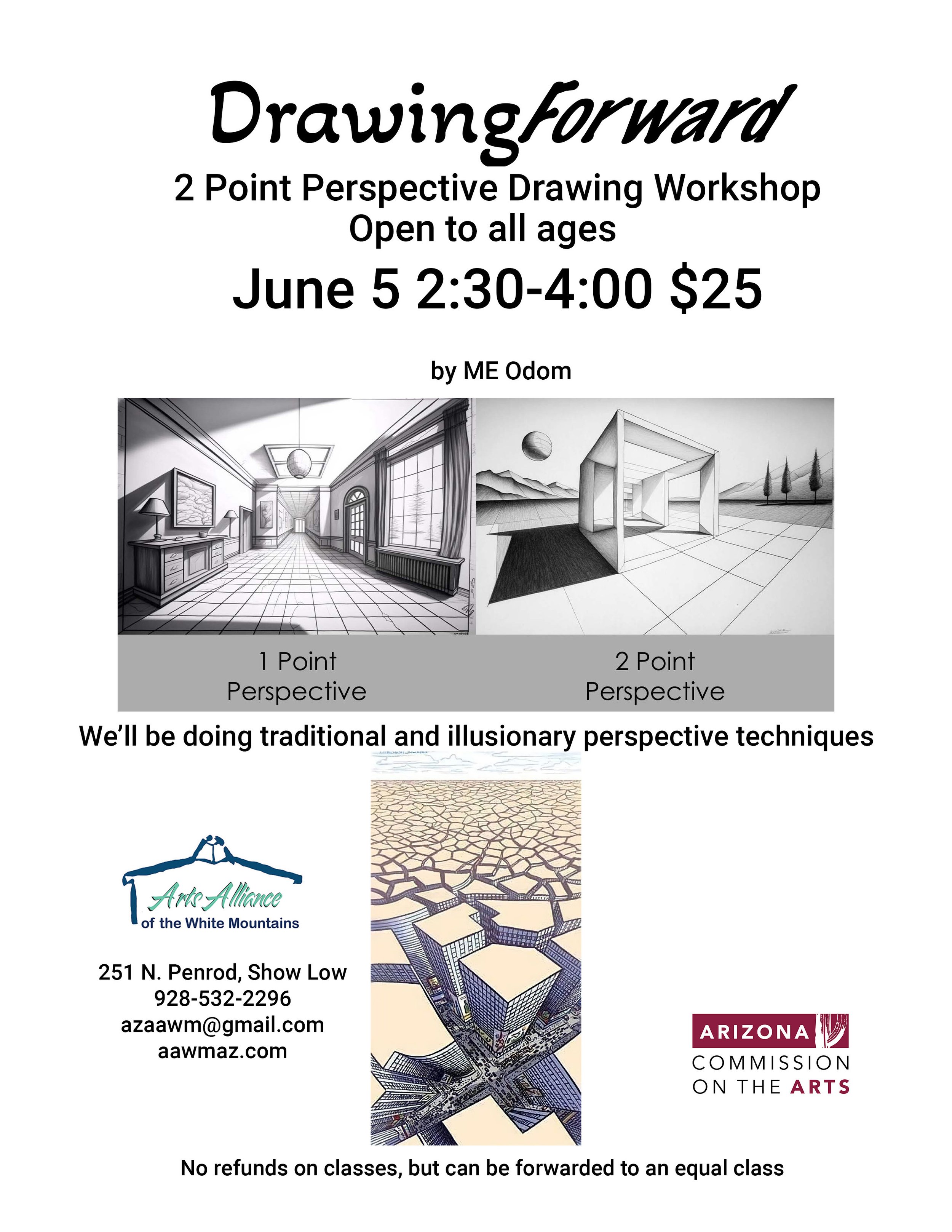 Drawing Forward- 2 point Perspective