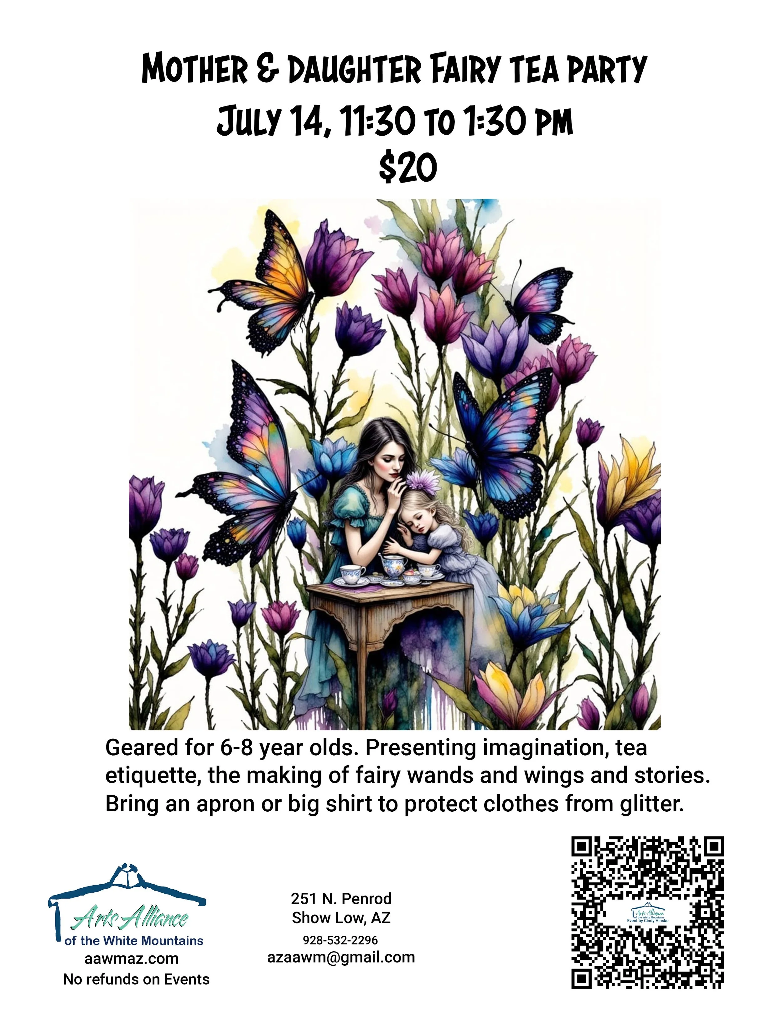 Mother & Daughter Fairy Tea Party
