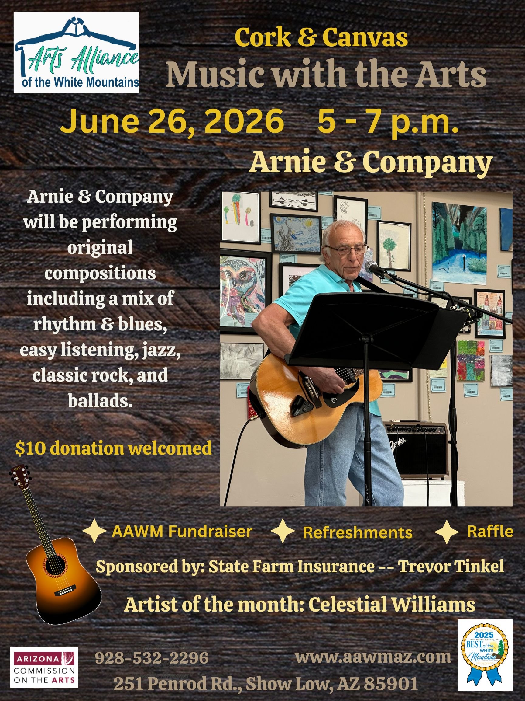Cork & Canvas Music with the Arts