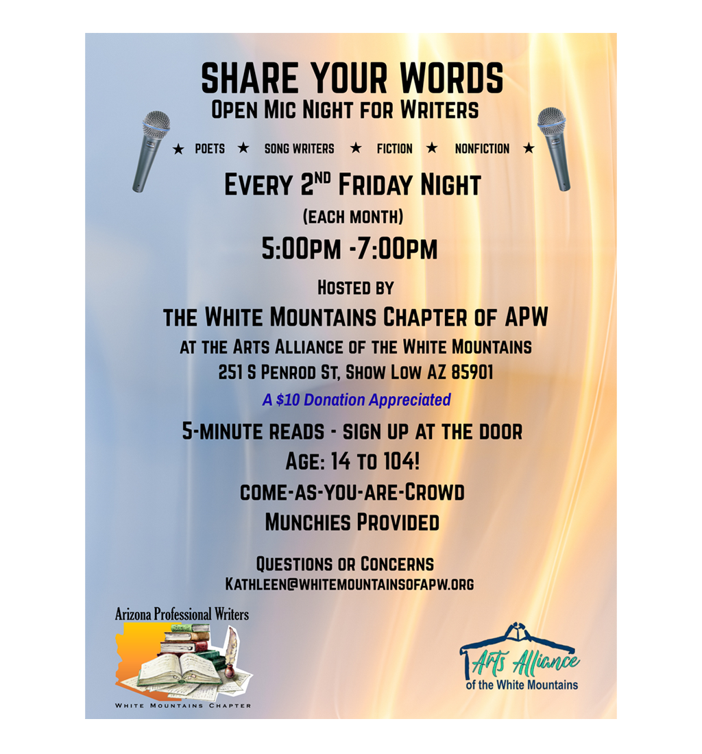 Share Your Words: Open Mic Night for Writers