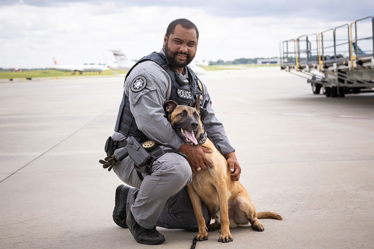 My friend Bo of the Charleston County Aviation Authority K9 Unit will be leaving Charleston and starting a new career with SC Highway Patrol - they are gaining a stellar team member and I know so many people in CHS will miss him. That's what life is 