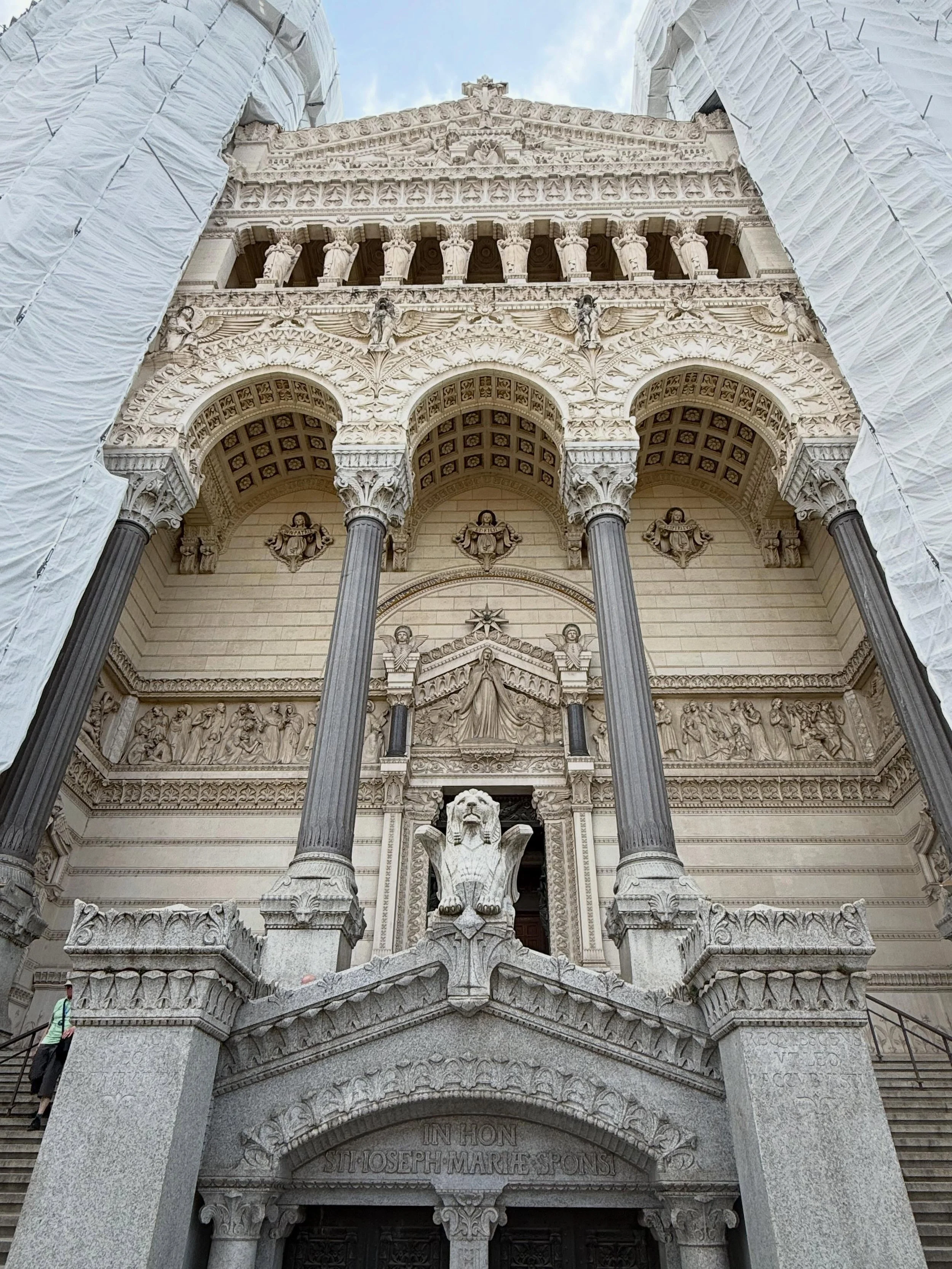 Lyon France on Sunday&hellip; Basilica of Our Lady of Fourvi&egrave;re, French Roman Coliseum museum, river walks, Sunday market, and window shopping. It was a perfect day.