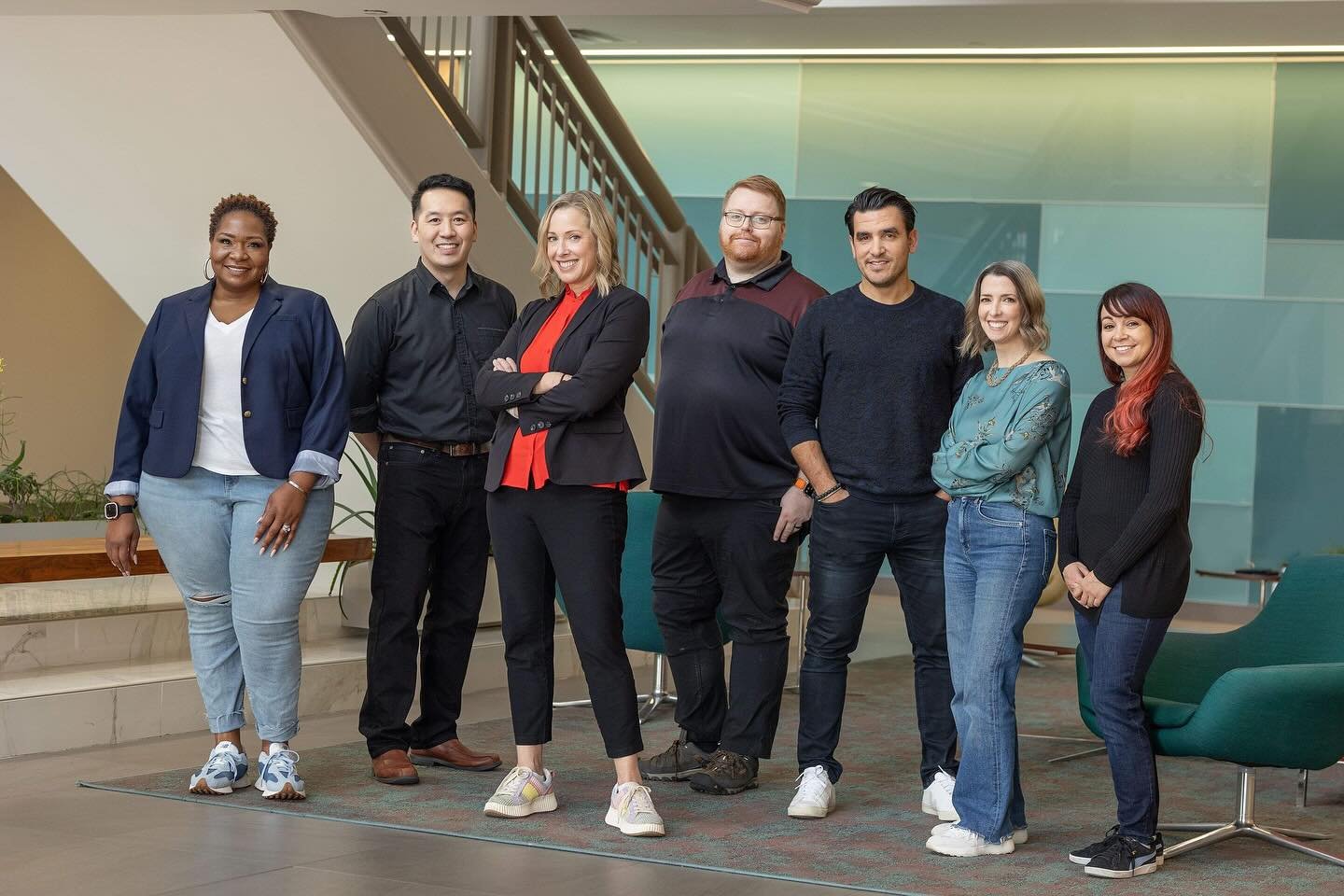 Group portraits can be tricky logistically to schedule and coordinate all the people that are going to be there.  The Larger the group the longer it is going to take. The larger the group the photographer will need to be higher than the group, and al