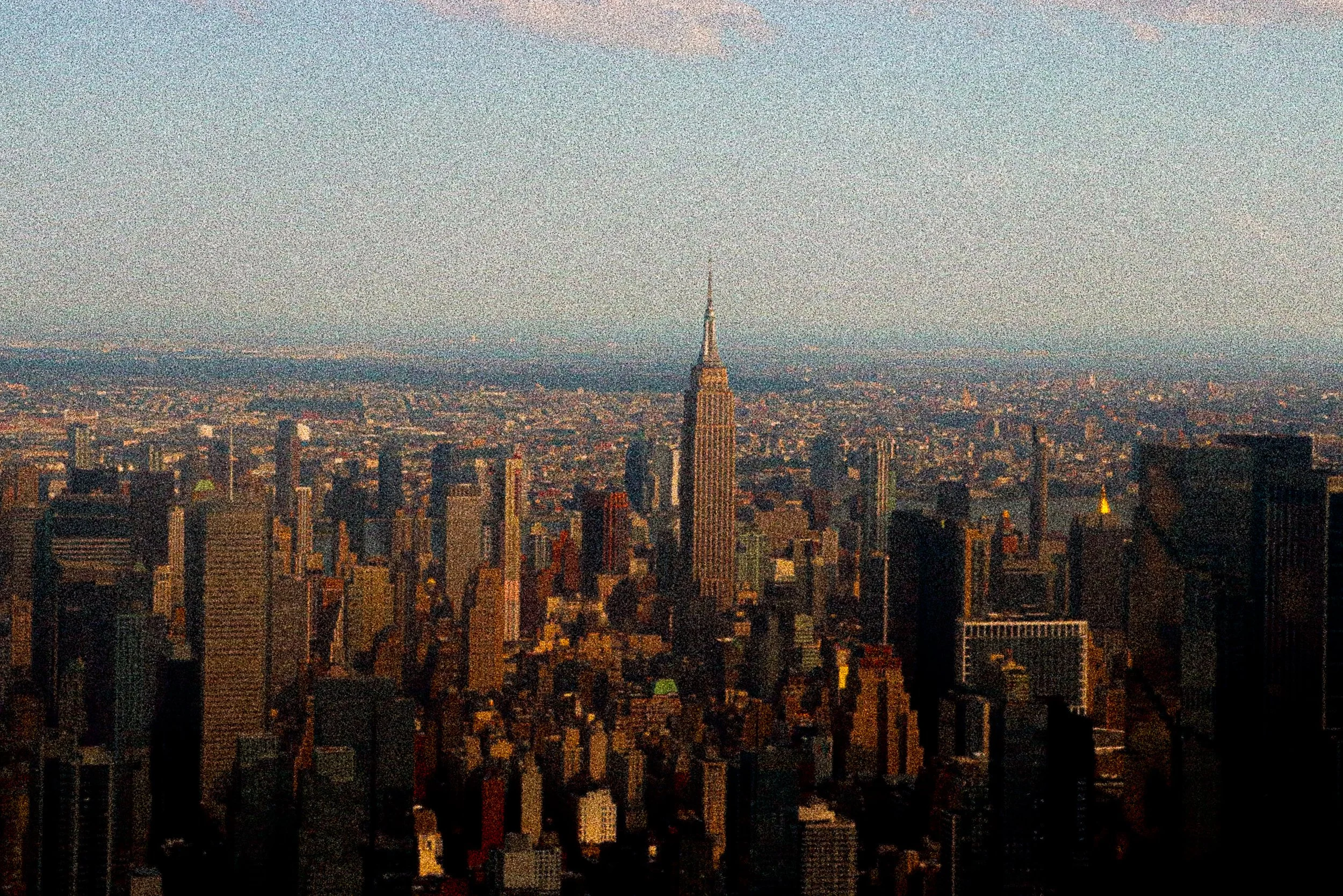 Above New York City from an Airplane (2025)