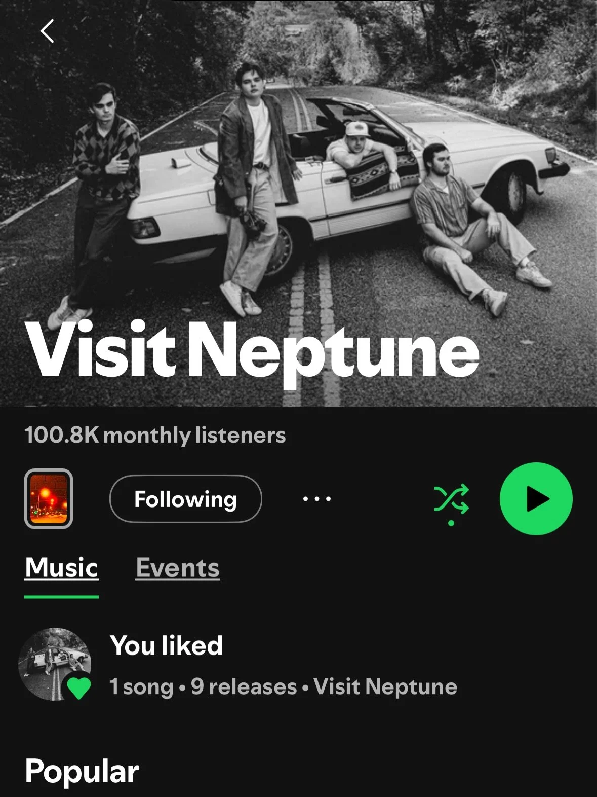 Absolutely crazy start to the year. 

We don&rsquo;t always post about this kind of stuff bc monthly listeners fluctuate up and down, and aren&rsquo;t always a reliable indicator of success. But we&rsquo;ve never gotten to 100k on Spotify before. And