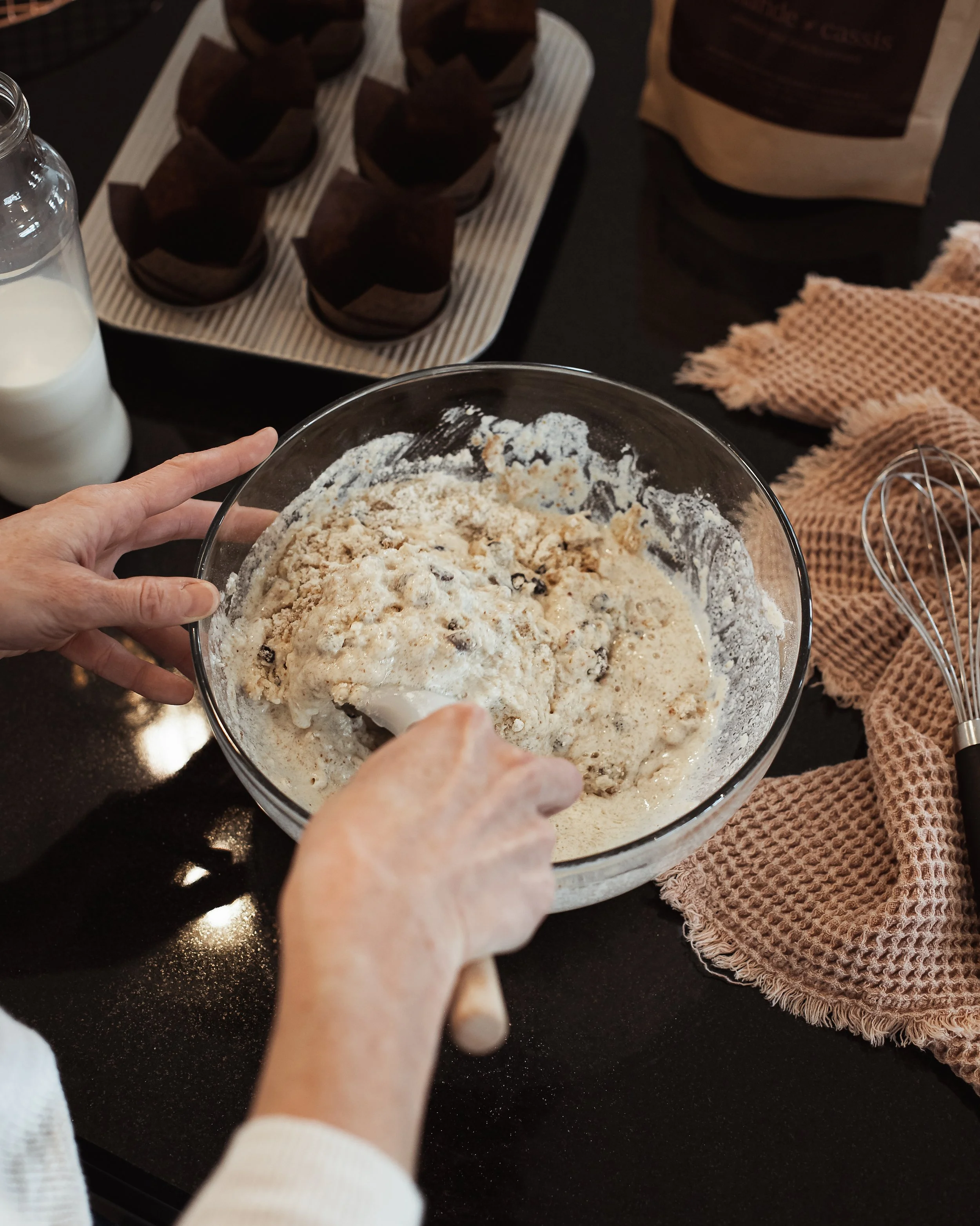 Abonnement Boîte mensuelle – 4 mélanges à muffins maison livrés chaque mois