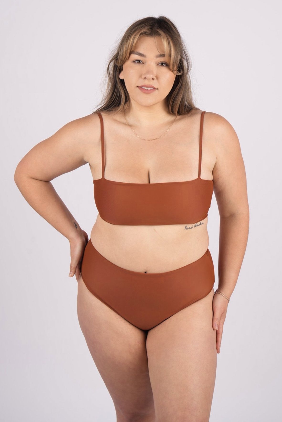 Kona Tie Back Bikini Top - Spice