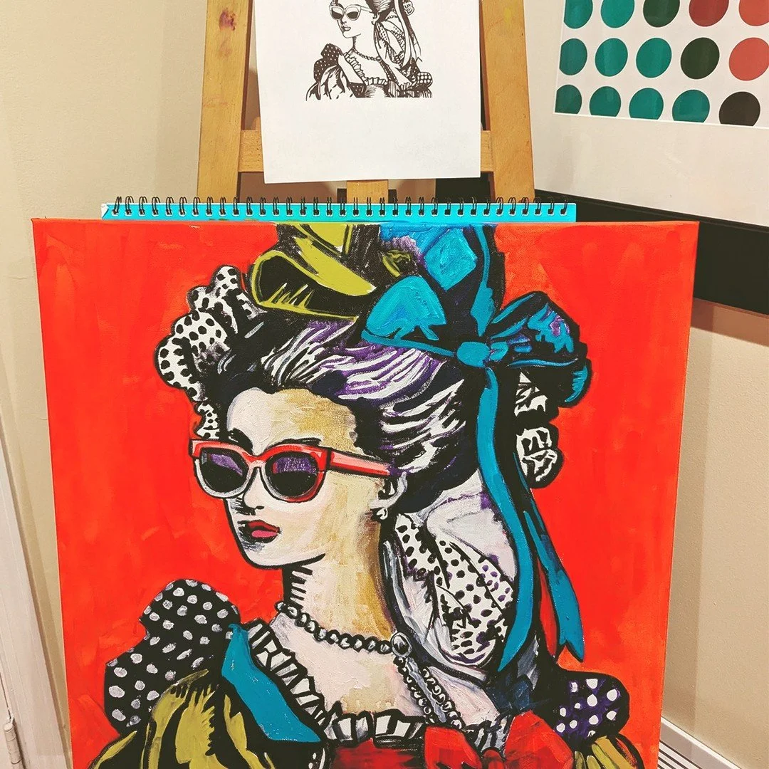 Still making that painting... 😂