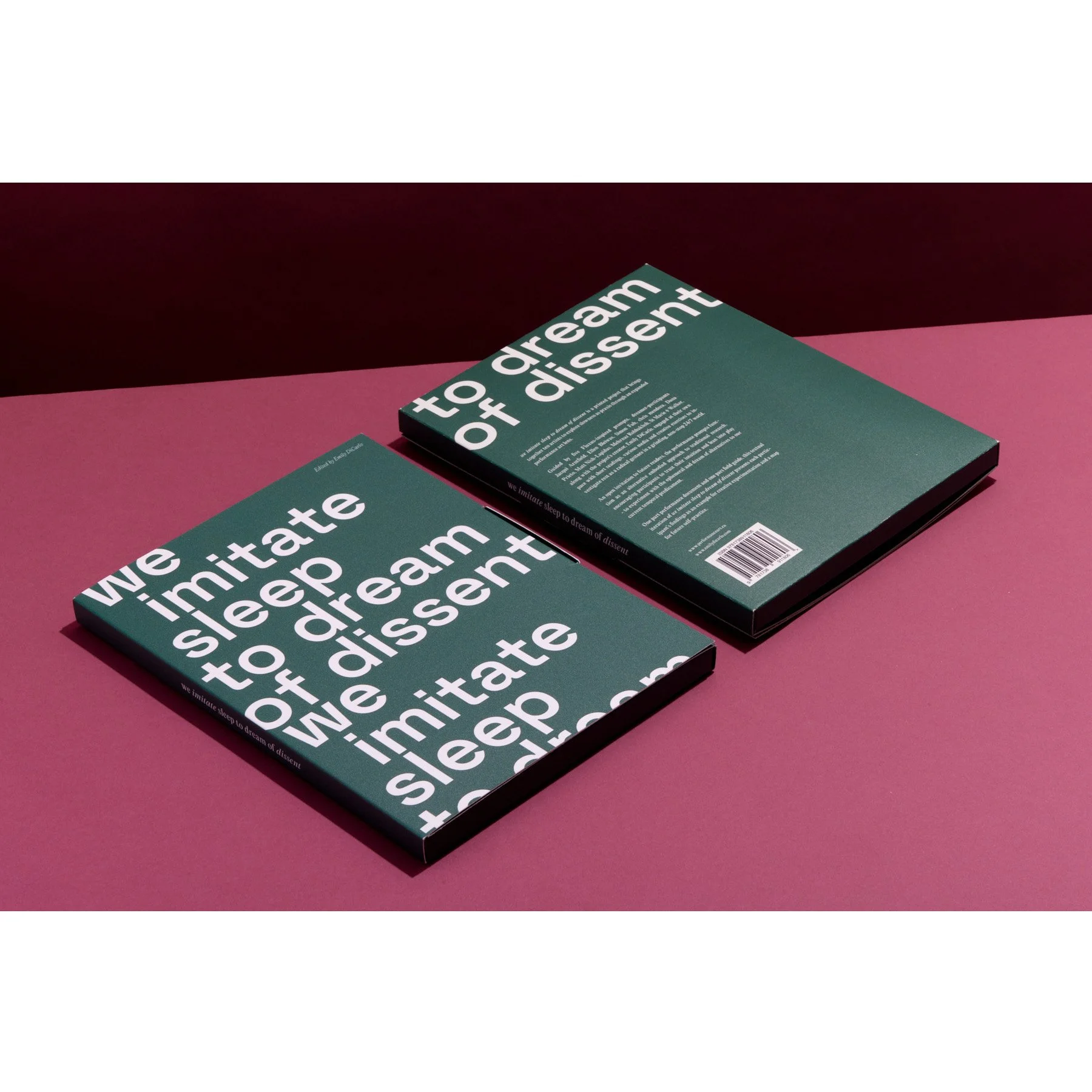 we imitate sleep to dream of dissent