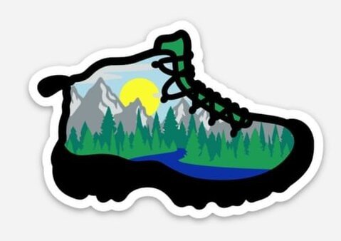 Take your love for hiking with you everywhere you go! Our 3D layered hiking boot sticker is the perfect way to show off your passion for the great outdoors.