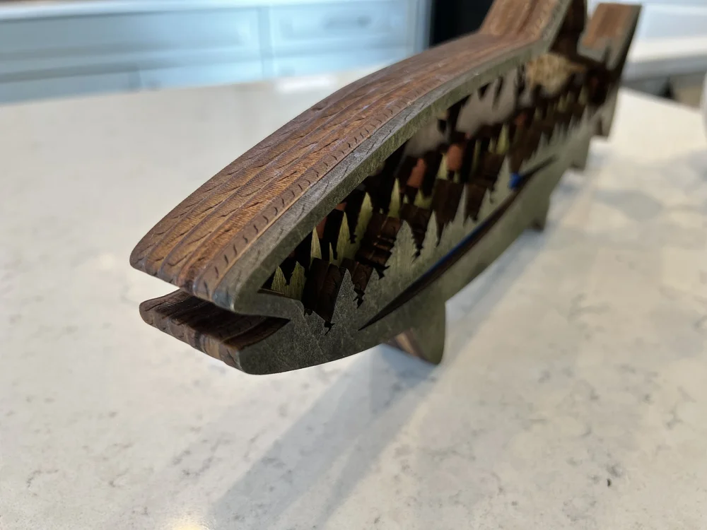 3D Wooden Rainbow Trout! — Solterra Workshop