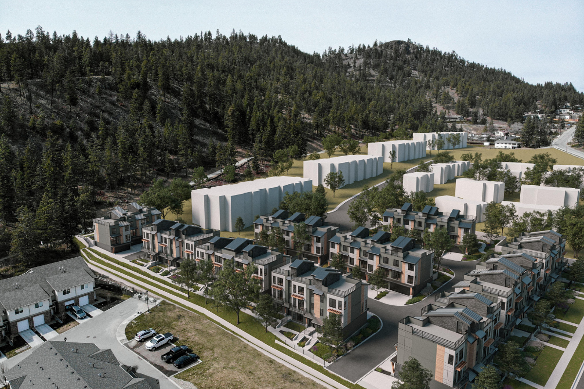 The Peaks New Townhomes in Glenmore Kelowna