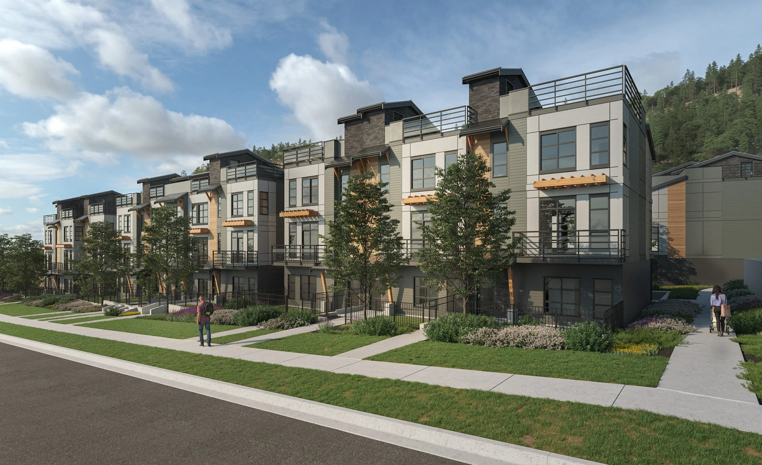 The Peaks New Townhomes in Glenmore Kelowna