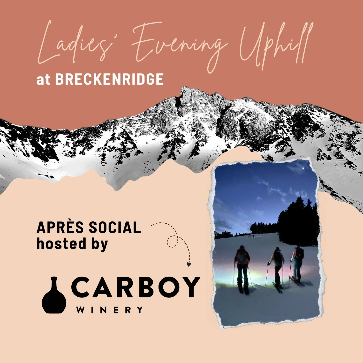 Breck Ladies' Uphill Meetup, Apres Hosted by Carboy Winery!