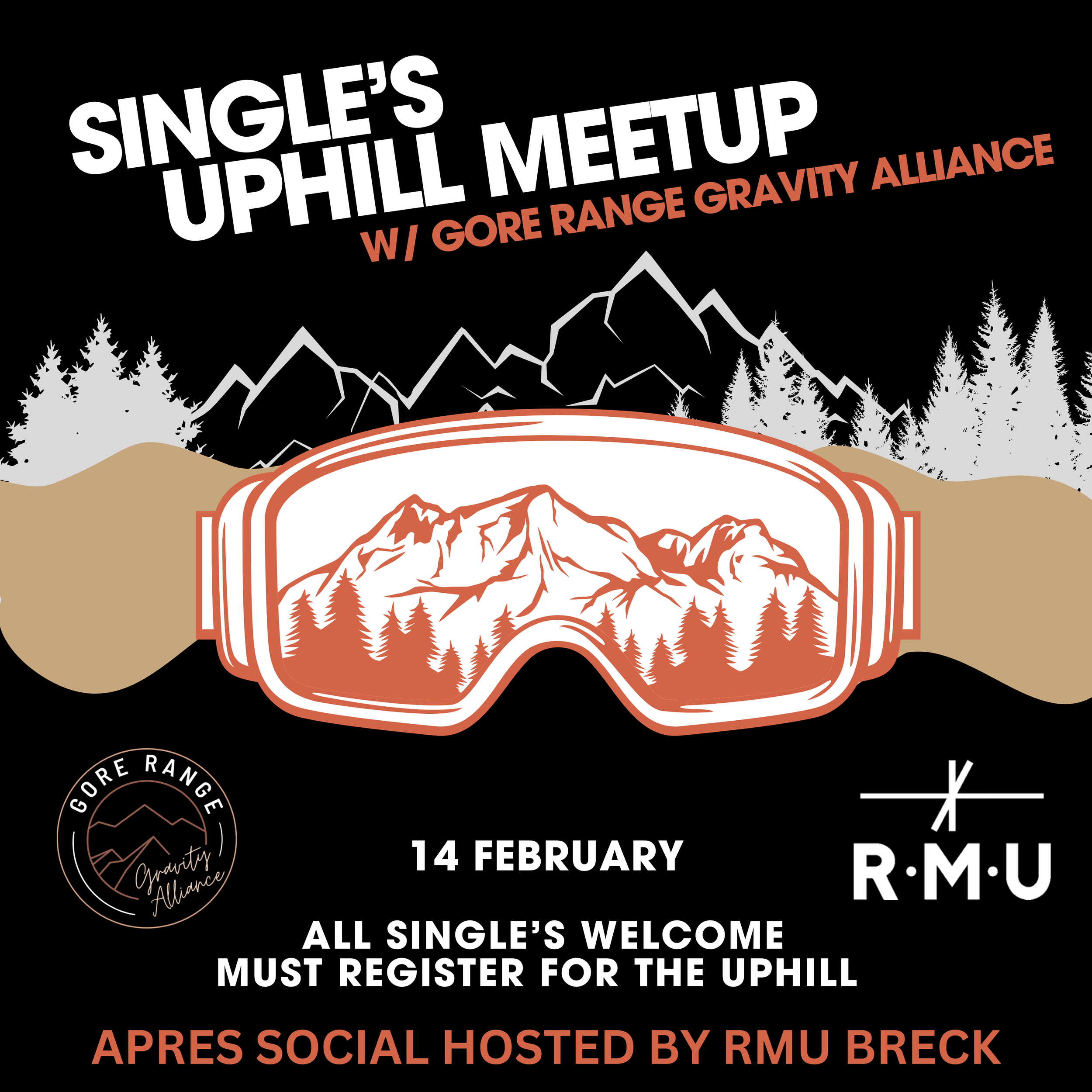 Breck Single's Uphill Meetup with Gore Range Gravity Alliance + RMU: All Singles Welcome! 