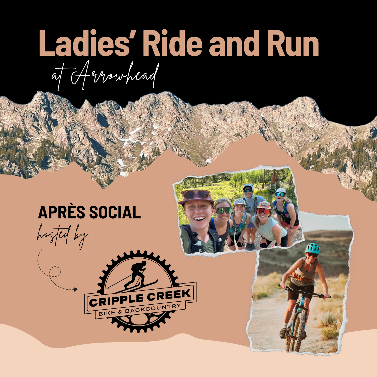 Arrowhead Mountain Bike Ride + Trail Run, Apres Hosted by Cripple Creek Bike &amp; Backcountry!