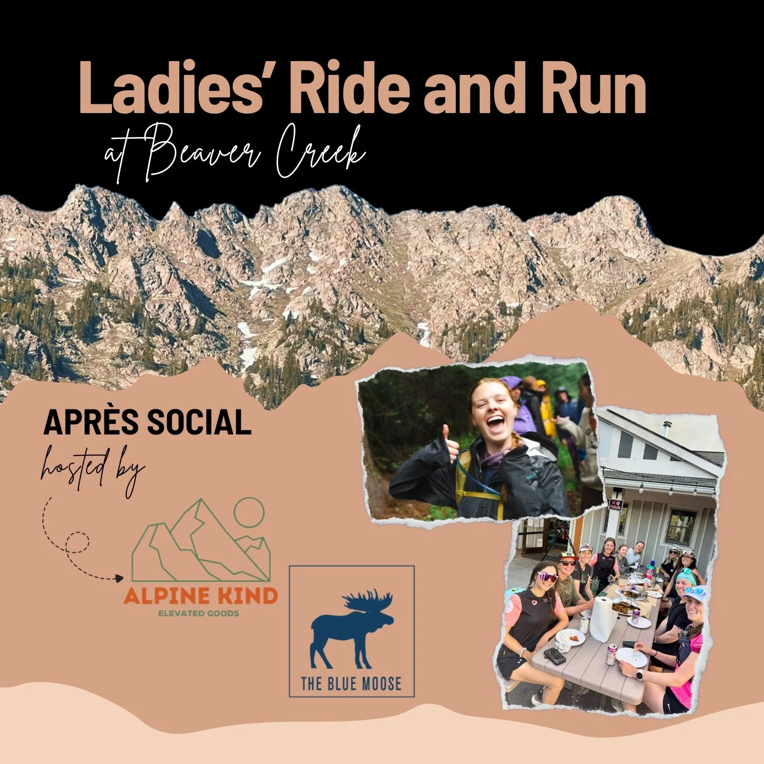 Beaver Creek Mountain Bike Ride + Trail Run, Apres Hosted by Alpine Kind!