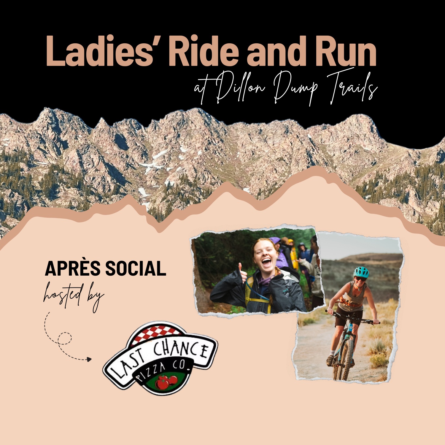 Dillon Mountain Bike Ride + Trail Run, Apres Social @ Last Chance Pizza