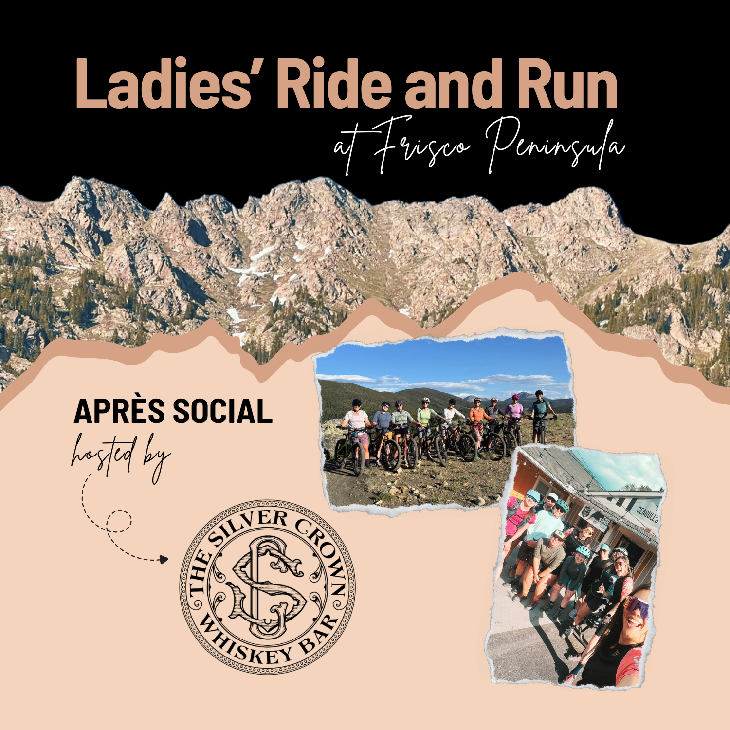 Breckenridge Mountain Bike Ride + Trail Run, Apres Hosted by Silver Crown!