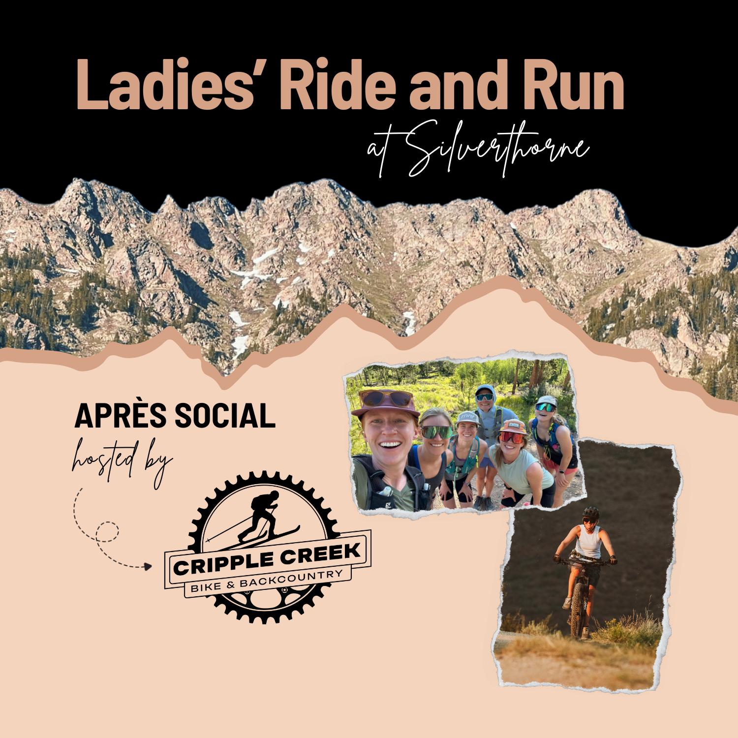 Silverthorne Mountain Bike Ride + Trail Run, Apres Hosted by Cripple Creek Bike &amp; Backcountry!