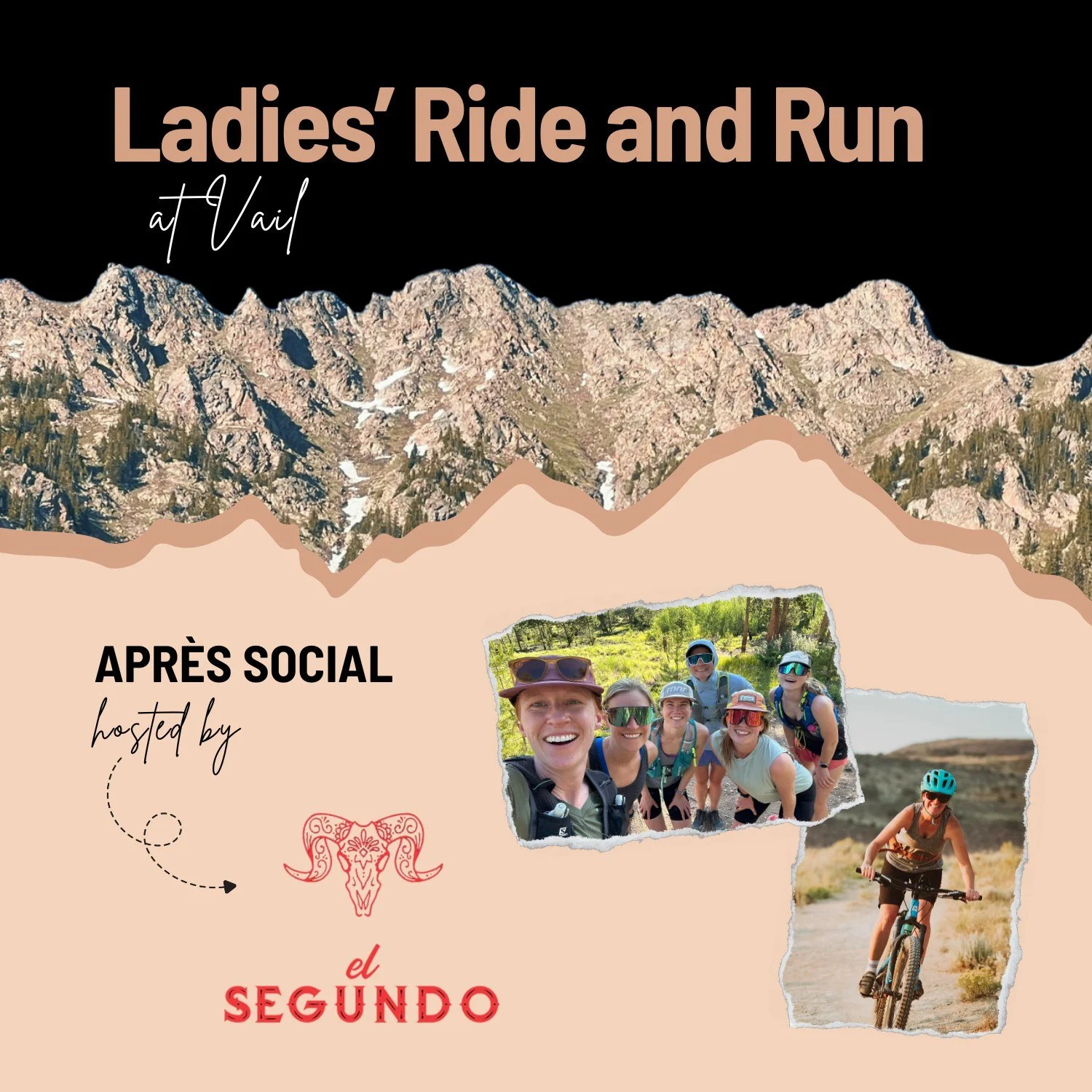 Vail Mountain Bike Ride + Trail Run, Apres Hosted by El Segundo!