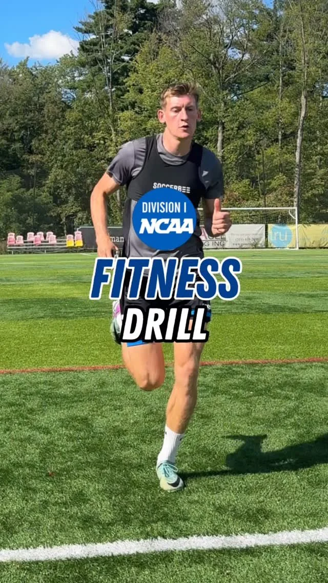 D1 Fitness Drill
Here’s a fitness 🏃‍♂️ drill my Division 1 soccer ⚽️ team currently uses in season to help us stay match fit 😤
Start at the top of the 18 yard box 📦 and you have 30 seconds ⏱️ to run all the way to the opposite 18 yard