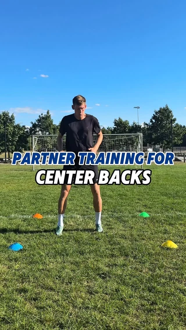 Partner Training For Center Backs
Here’s what a full partner 👥 training session ⚽️ should look like for center backs 💪
1️⃣. First Touch Technical Work
3️⃣. Two Gate Reactionary Passing
2️⃣. Defensive Headers
4️⃣. 1v1 Attacking & Defen