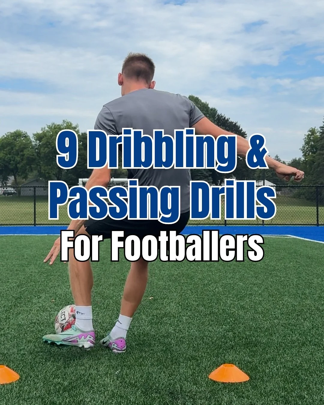9 Dribbling &amp; Passing Drills For Footballers

Here are 9️⃣ drills any footballer ⚽️ can do to help them improve 📈 their dribbling⚡️&amp; passing 🎯: 

1️⃣. Dribble Turn Pass
2️⃣. Ronaldinho Dribble Pass
3️⃣. Triangle Dribble Pass
4️⃣. Zig Zag Dr