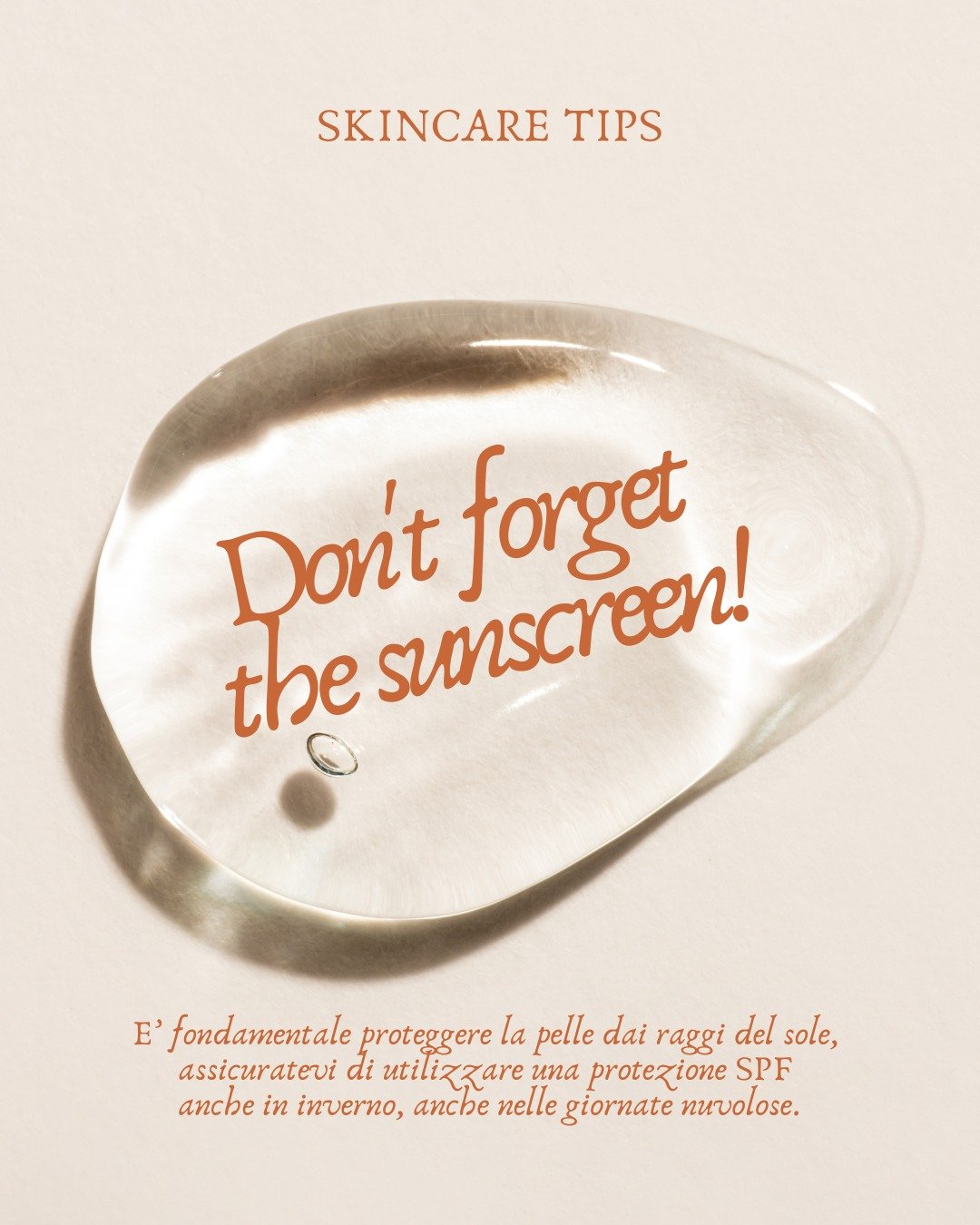 Don&rsquo;t forget the sunscreen!!!! 

La nostra Crema viso 365 &egrave; proprio pensata per tutti i giorni, 
tutte le stagioni e anche i giorni pi&ugrave; grigi.

#caprichar #capricharfam #capricharnature #skincare #detergente #sustainable #madeinit