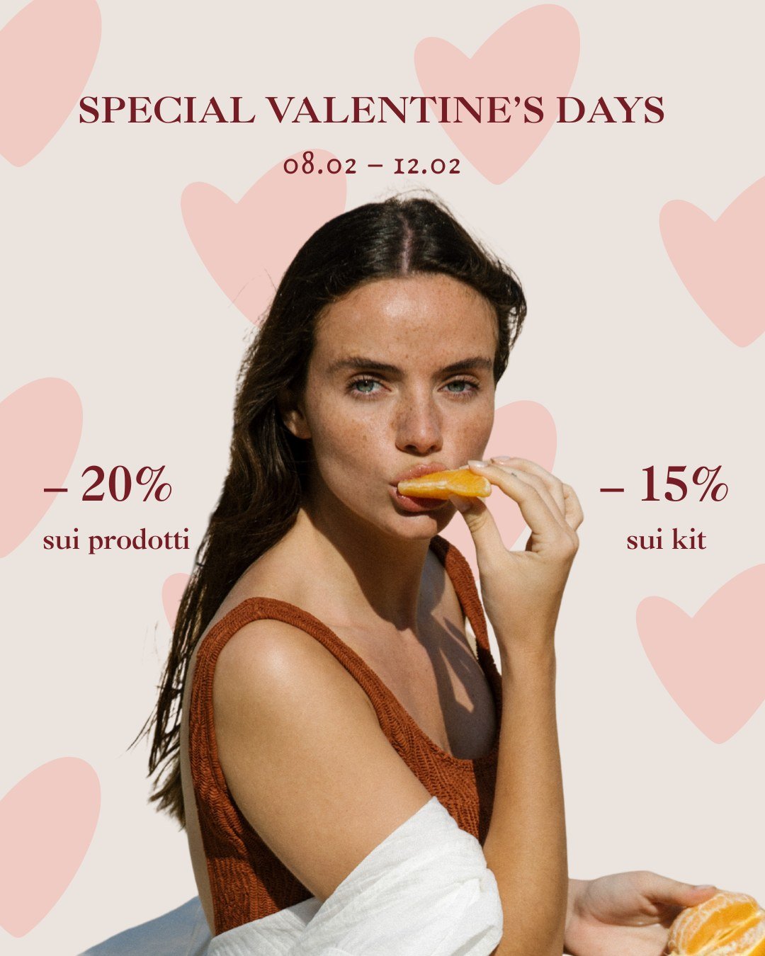 💘 Special Sale San Valentino 💘
Because we love you! 
Dall&rsquo;8 al 12 febbraio
-20% prodotti | -15% kit
Regala amore, regala Caprichar ✨

#caprichar #capricharnature #skincare #sustainable #madeinitaly