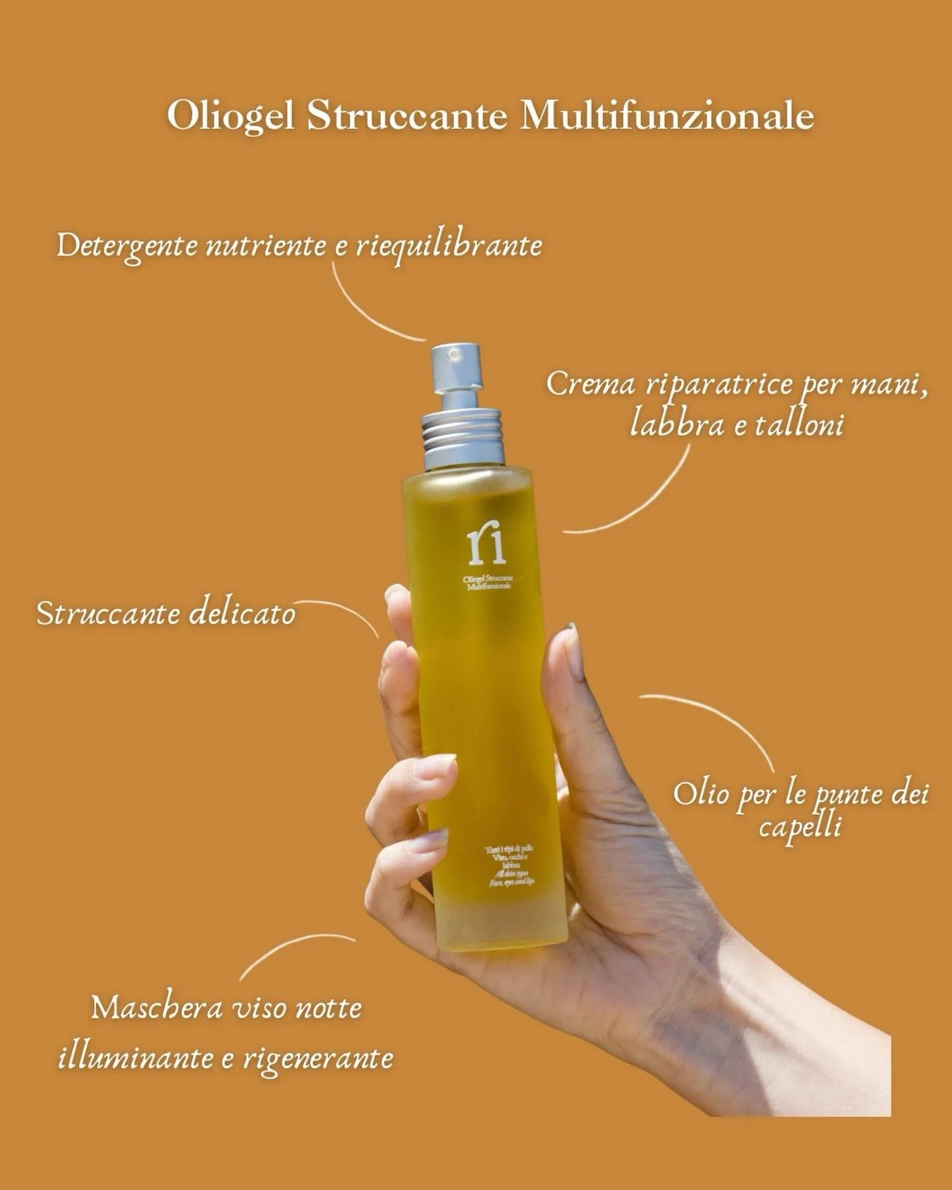 Uno dei nostri top seller ✨
Oliogel Detergente &amp; Struccante

5 funzioni, 1 solo gesto:
1️⃣ Deterge delicatamente rimuovendo impurit&agrave;
2️⃣ Strucca viso e occhi senza aggredire la pelle
3️⃣ Idrata e nutre grazie agli oli vegetali
4️⃣ Ripara e