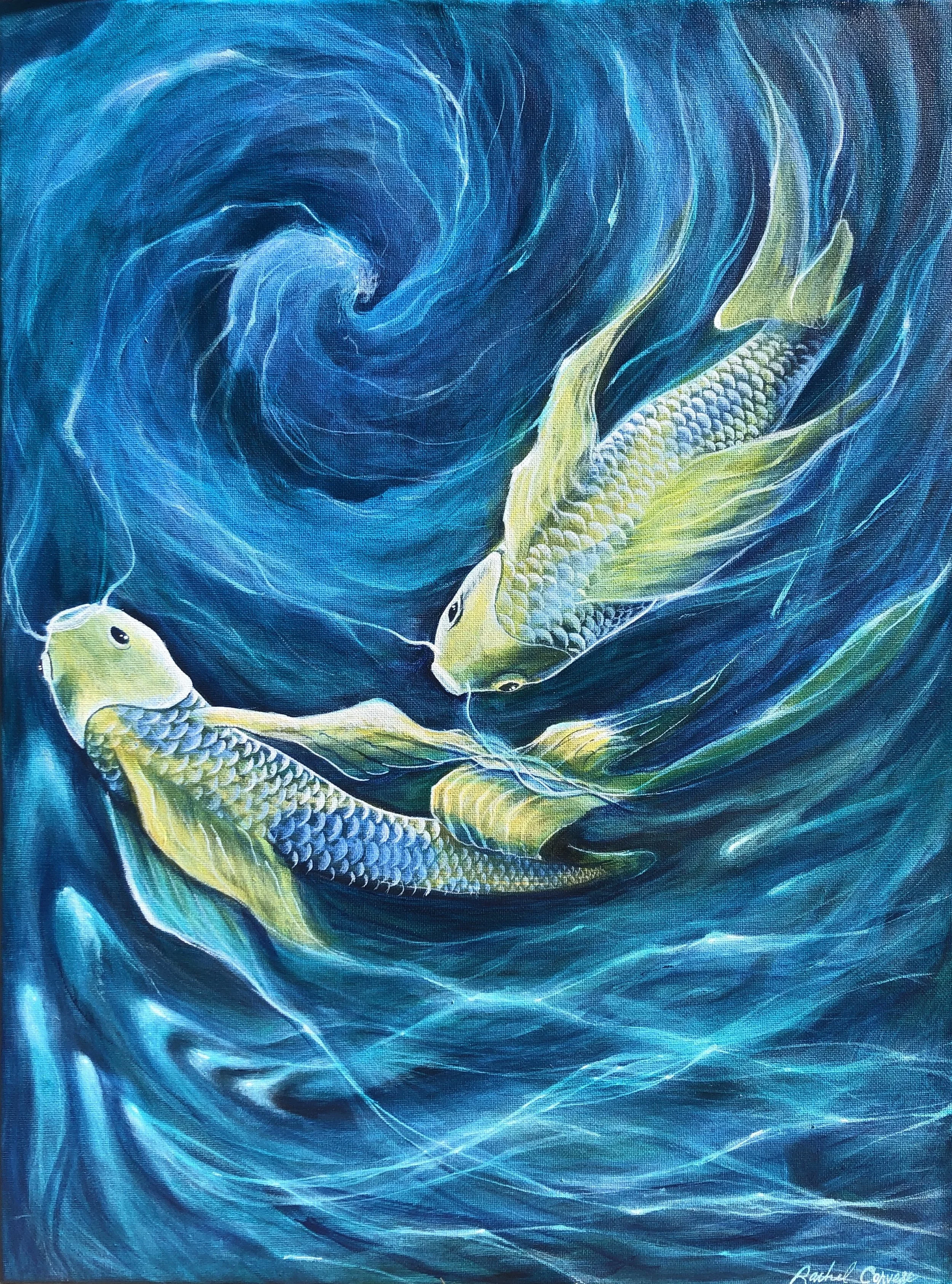 "Koi" 2021. Sold.