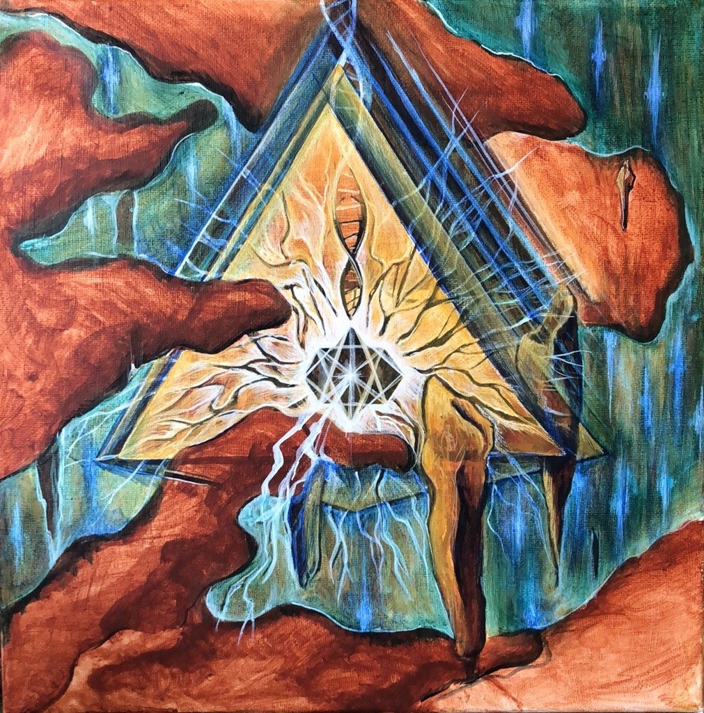 "Creation Codex" 2019. Sold.