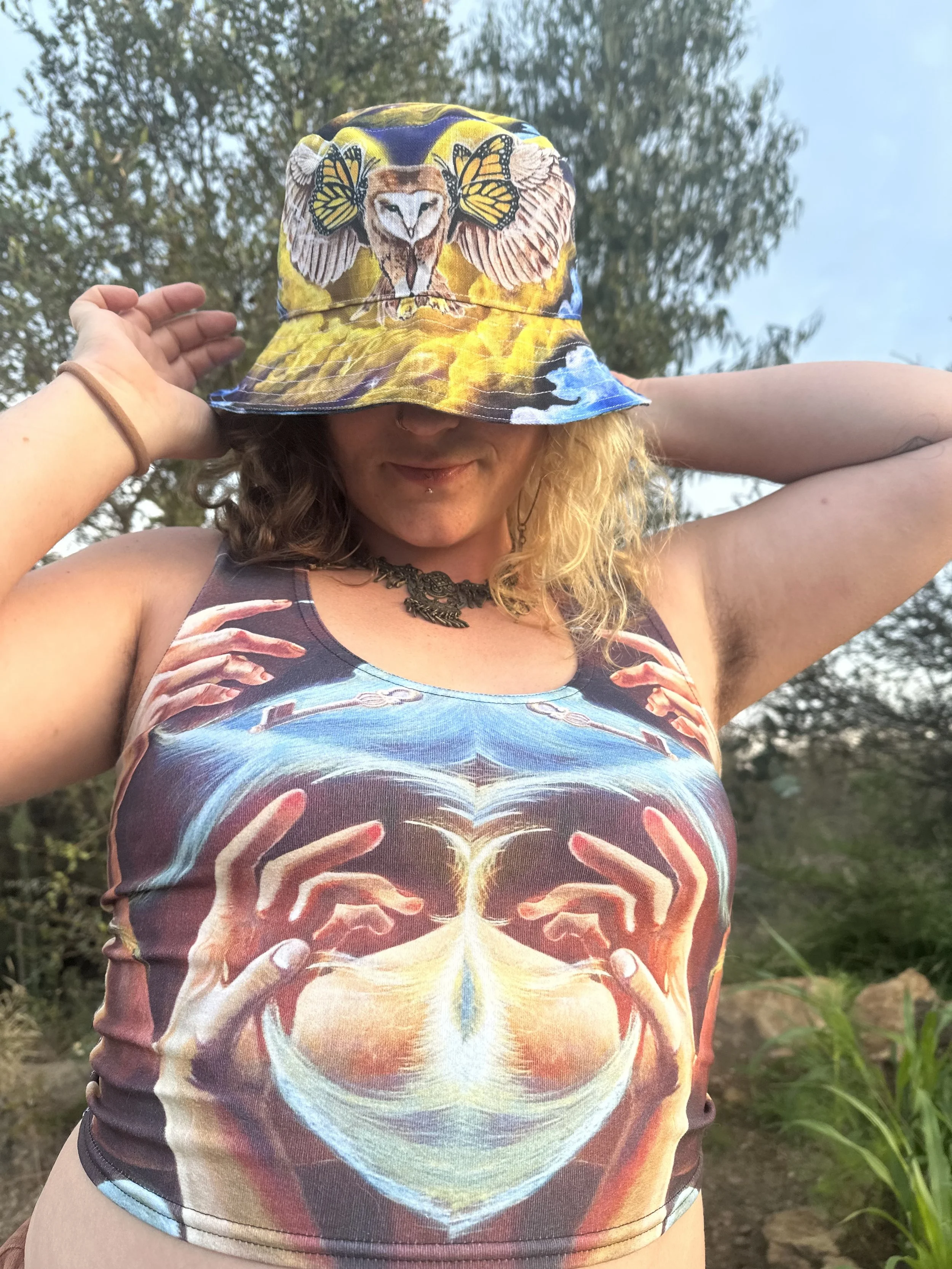 All-Over Print Reversible Bucket Hat