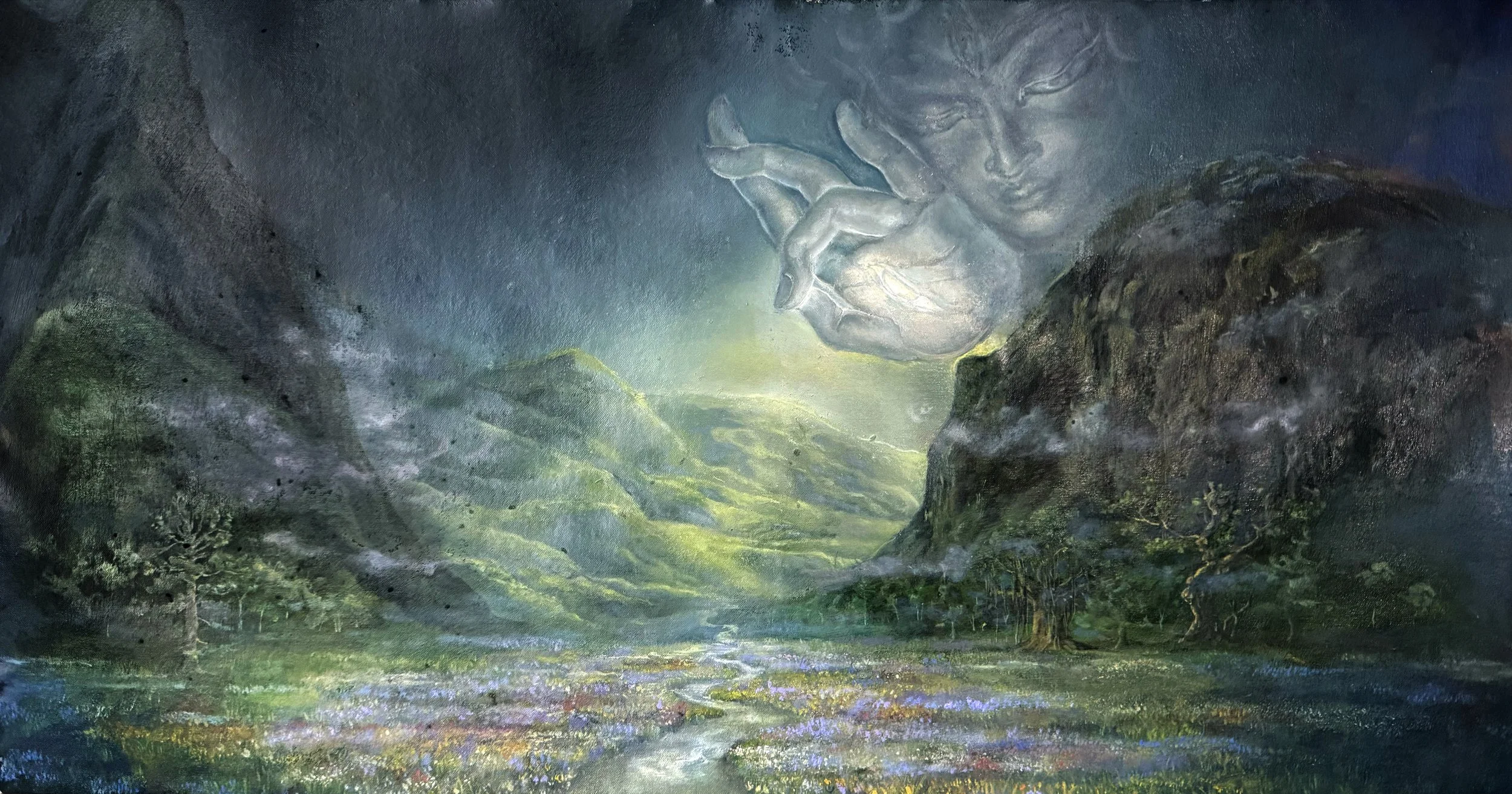Light, oil on linen, 30"x18" (2025)