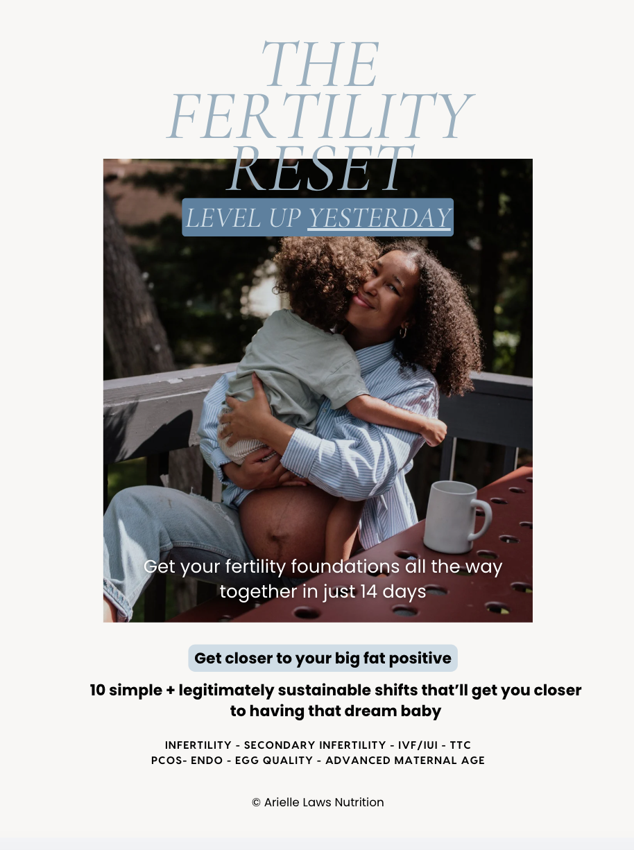 The Fertility Reset: Level Up Yesterday
