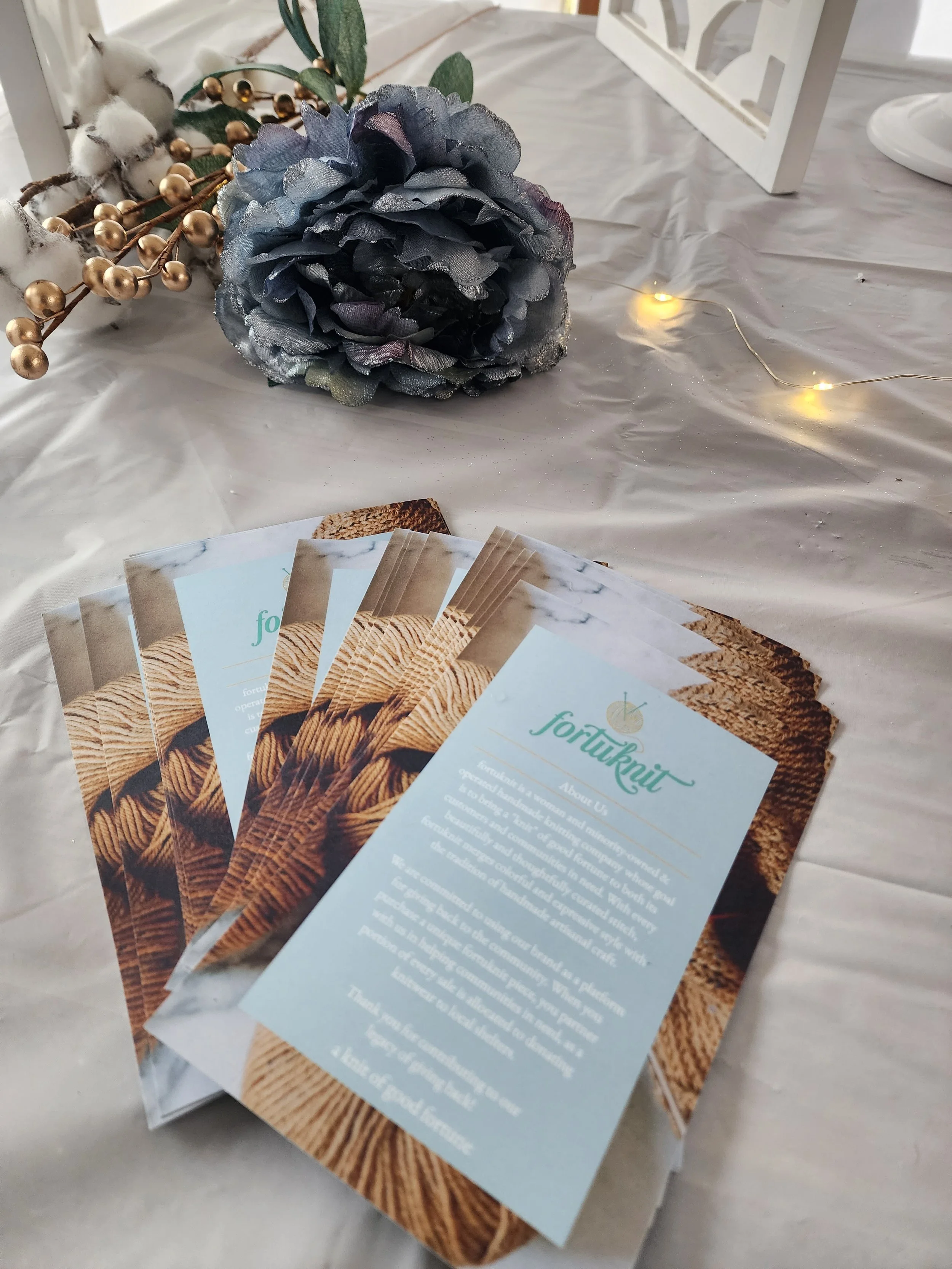 About fortuknit postcards