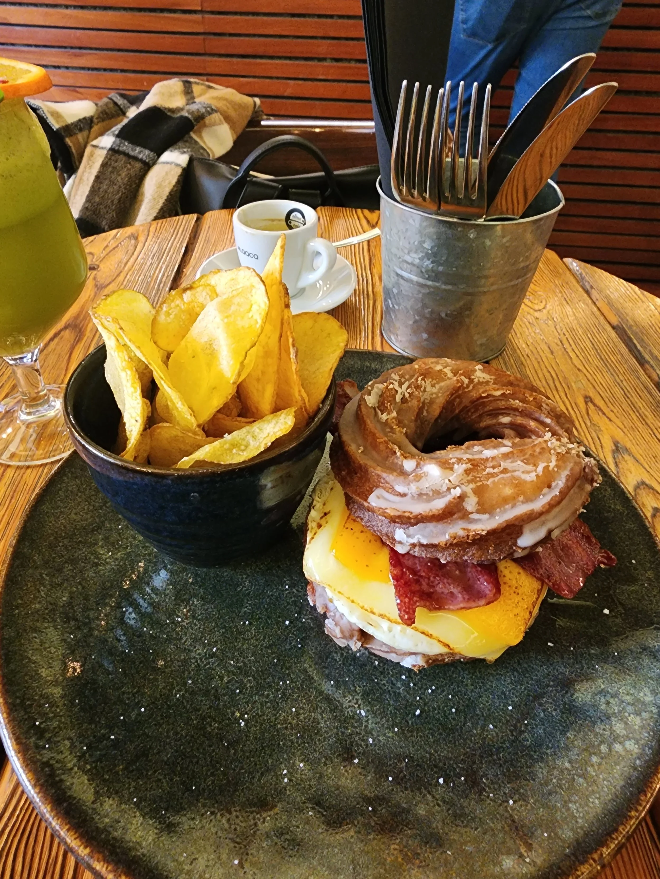 Breakfast Churronut Sandwich