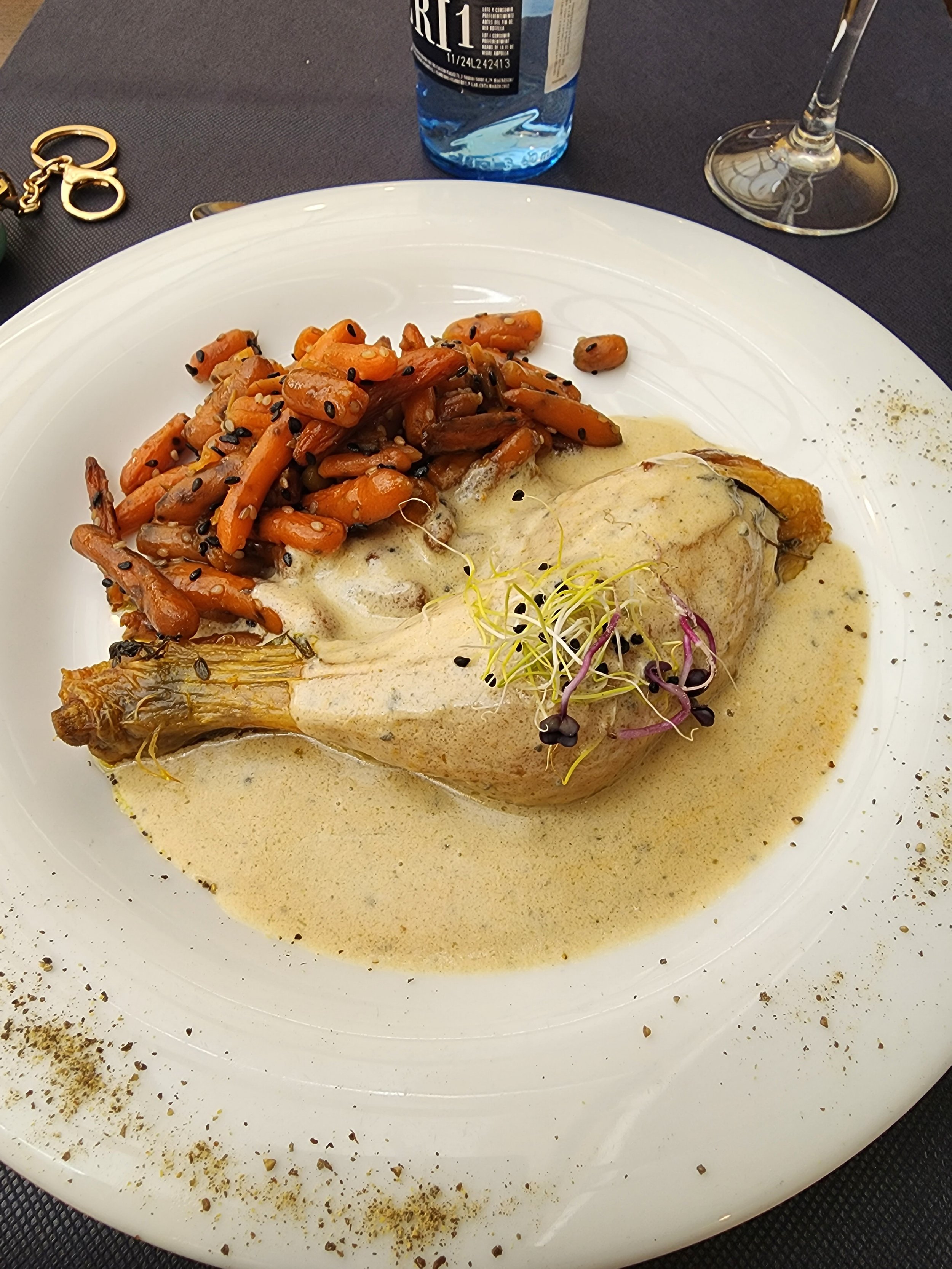 Roquefort Chicken &amp; Carrots