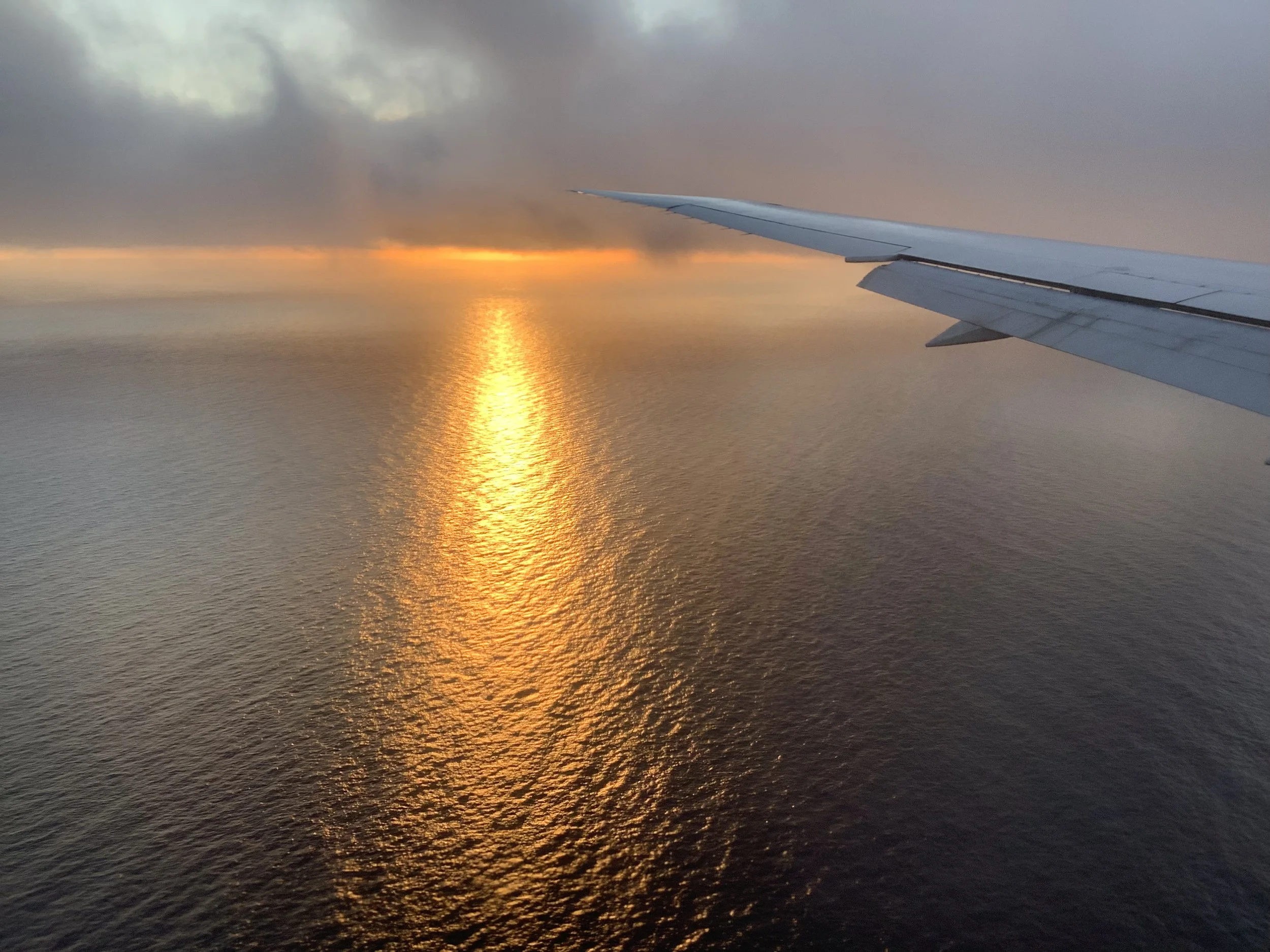 Sunrise View from Plane