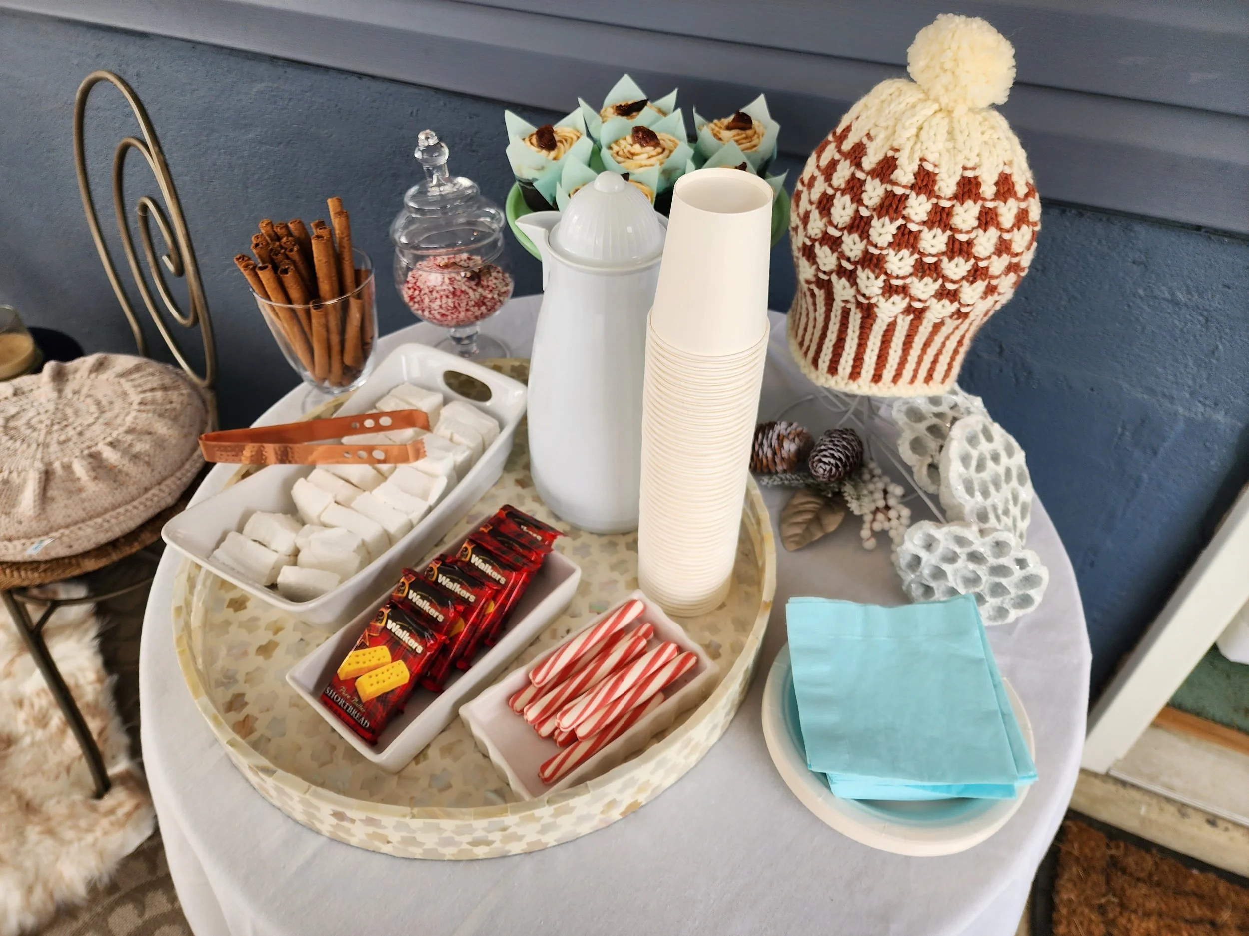 S'mores &amp; Pours Snack Table