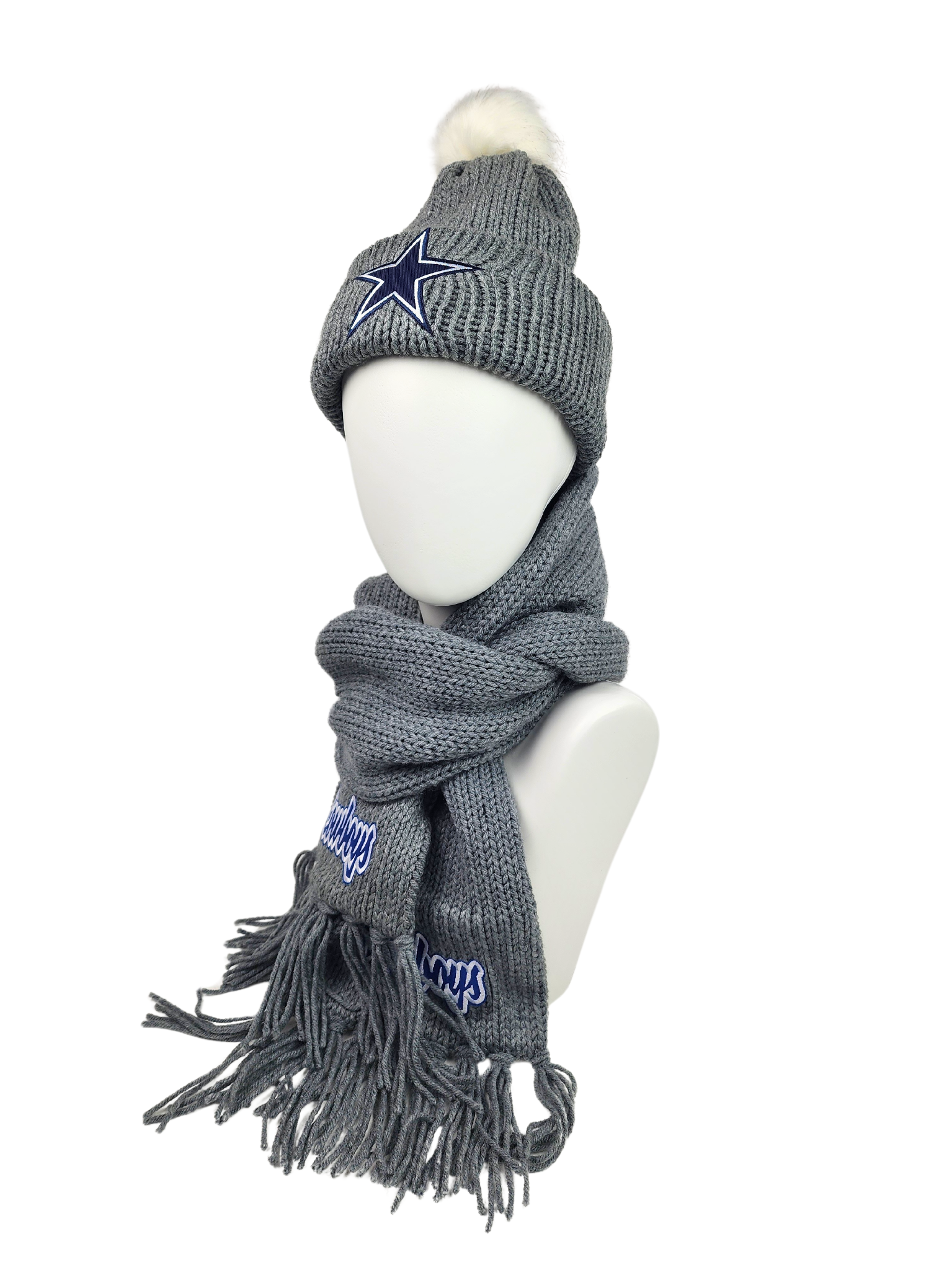 Custom Cowboys Hat &amp; Scarf