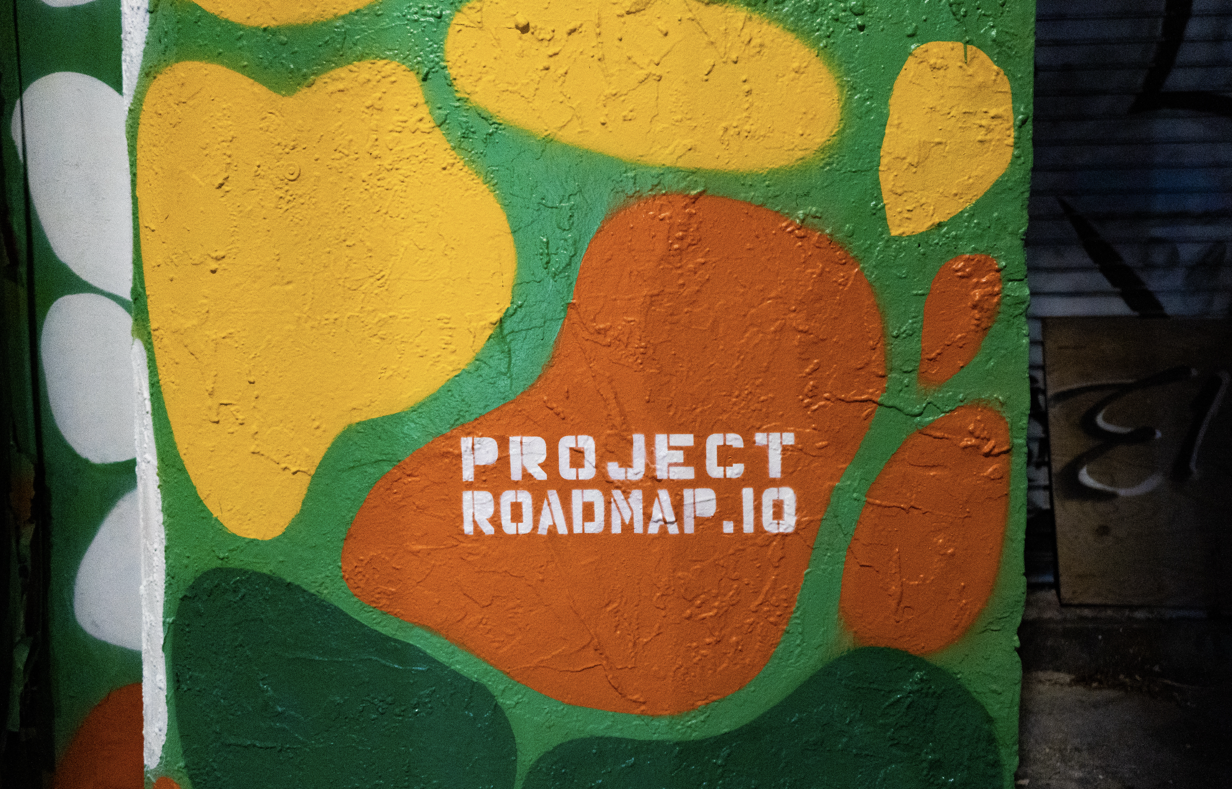 Jarritos Mural in Wynwood by Roc Sol and Project Roadmap - Mural by @rocsolmiami - Bones by Jarritos Mural with Degen Arcade during Art Basel 2022