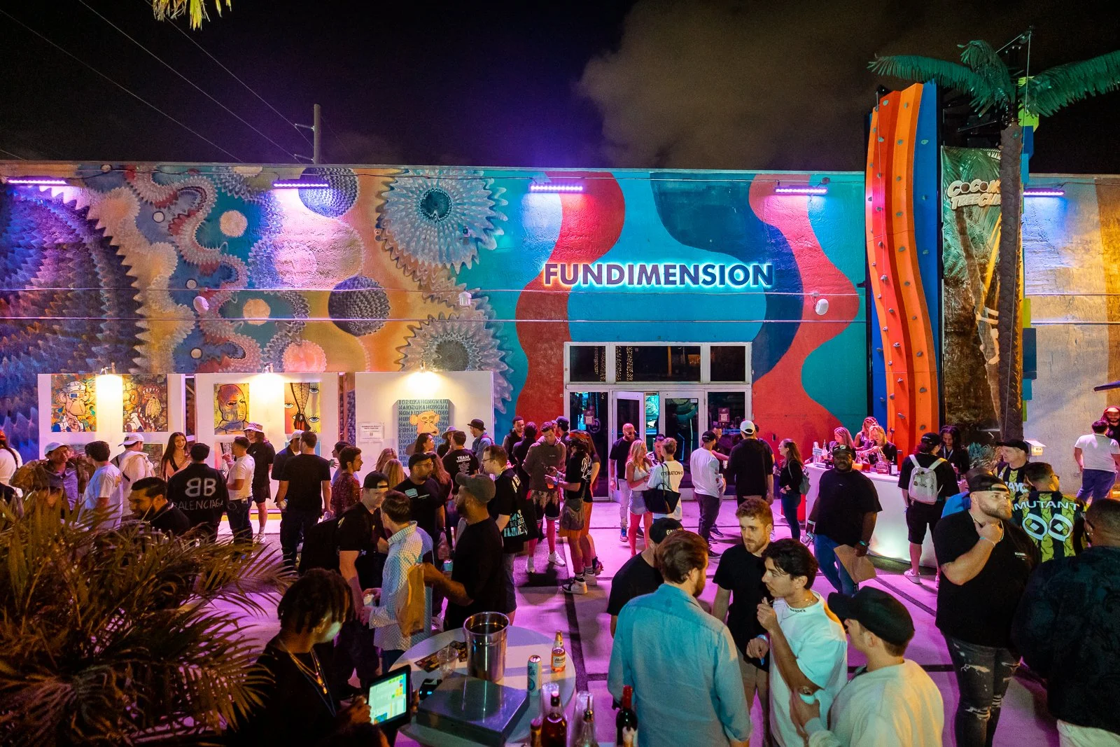 Otherblock Miami 2022 at Fun Dimension Mural in Wynwood by Roc Sol Swickie Dee Perez 