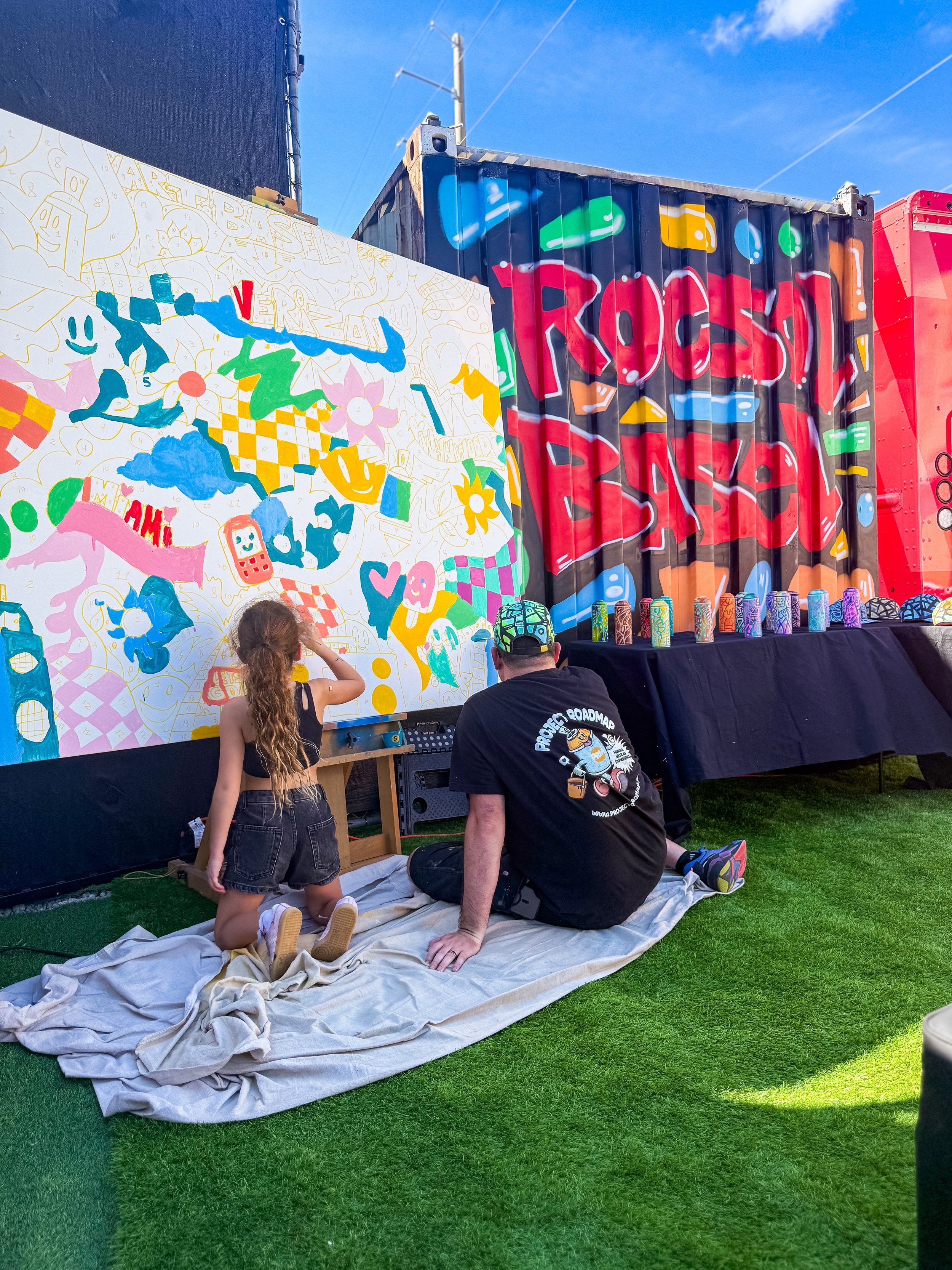 Hive Wynwood 2025 with Verizon, Roc Sol, and Project Roadmap Murals