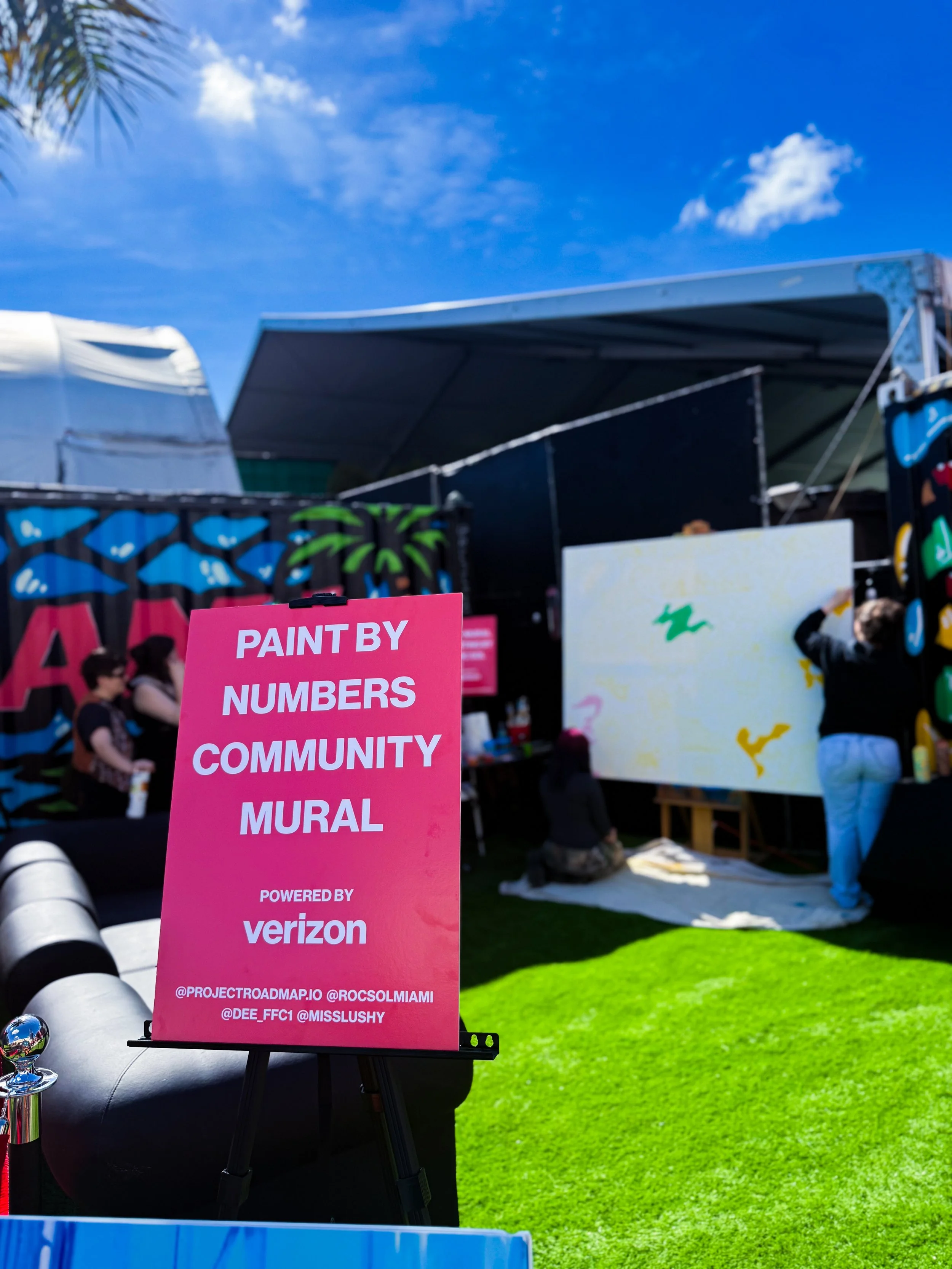 Hive Wynwood 2025 with Verizon, Roc Sol, and Project Roadmap Murals